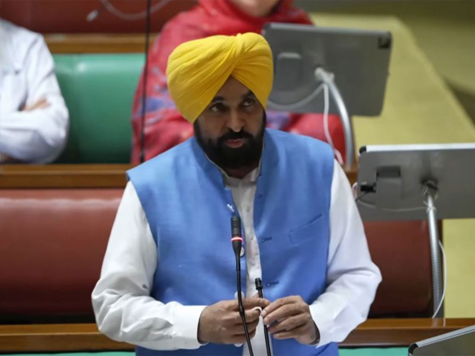 Punjab Chief Minister Bhagwant Mann (Photo/ANI)