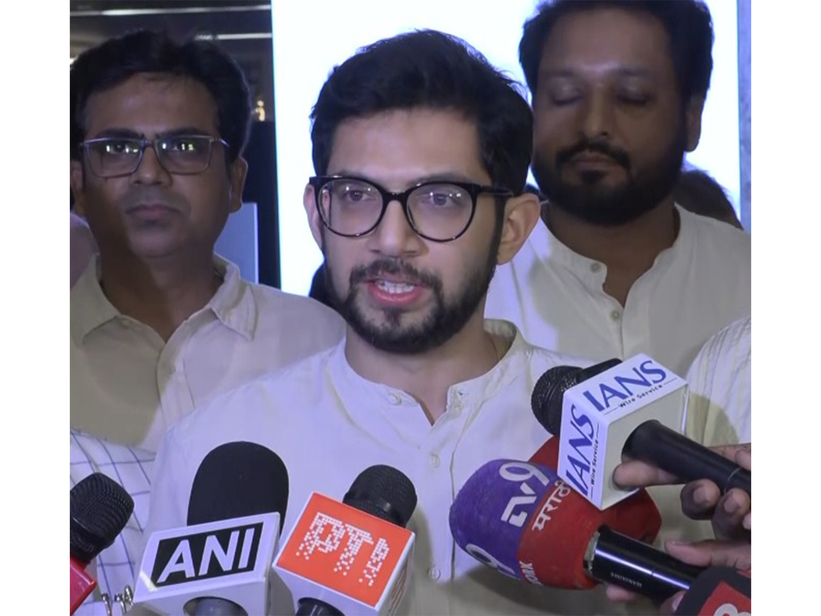 Shiv Sena (UBT) leader Aaditya Thackeray (Image source: ANI)