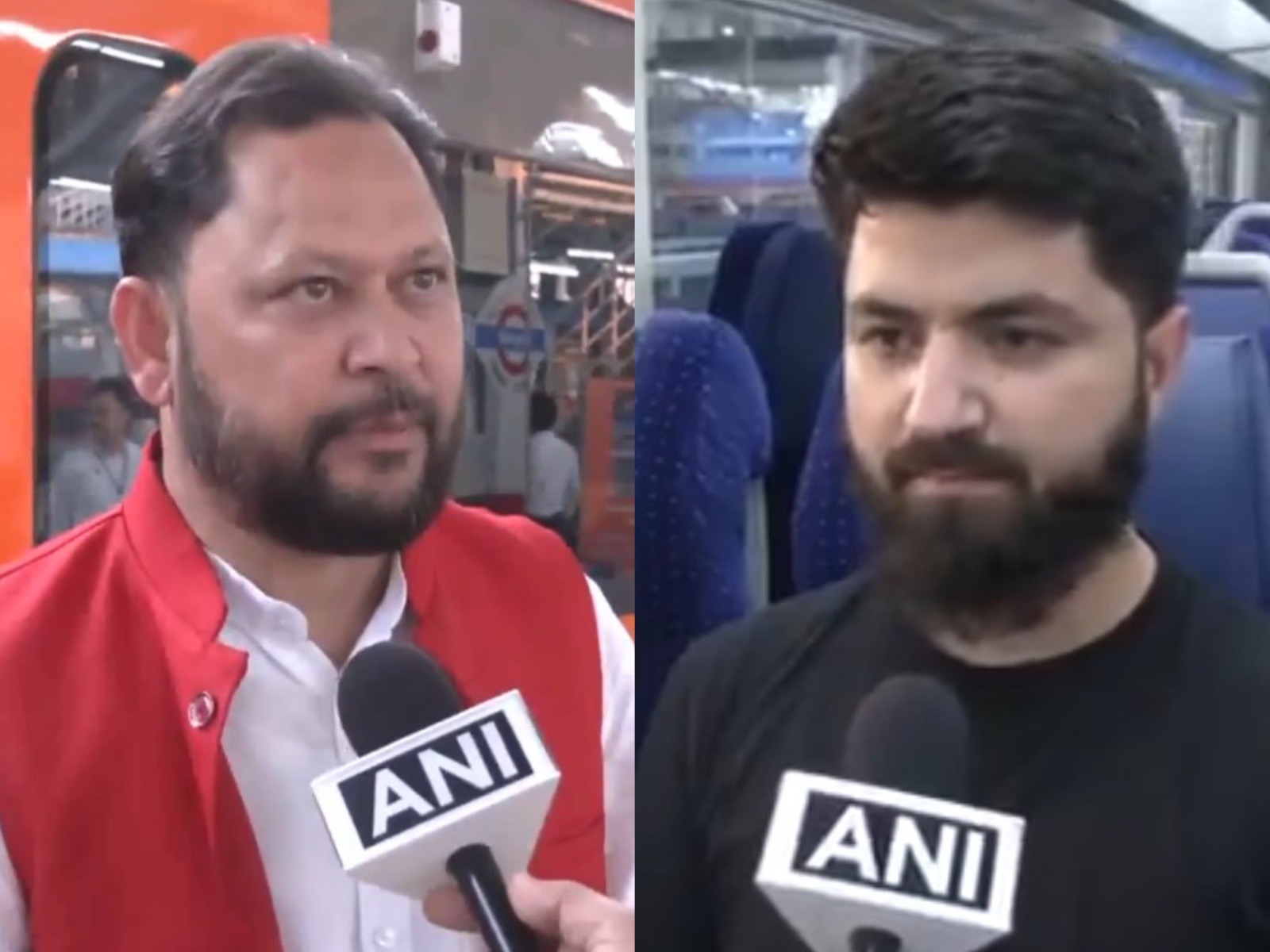 Passengers hail Jammu-Srinagar Vande Bharat launch (Photo/ANI)