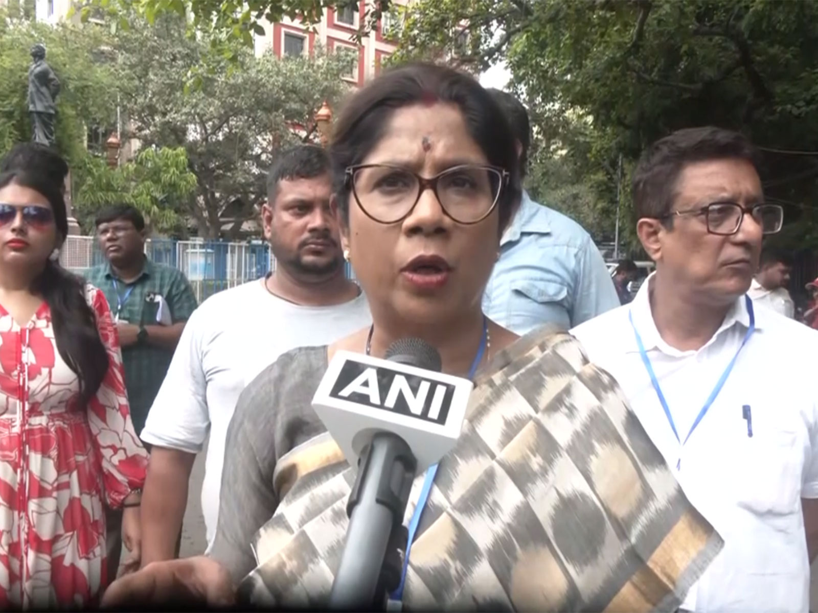 TMC leader and candidate from  Shyampukur, Shashi Panja (Photo/ANI)