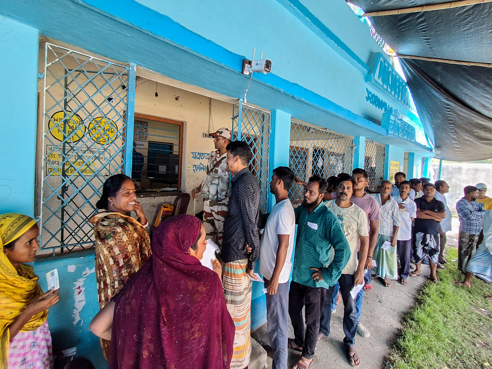 Re-polling underway in South 24 Parganas for West Bengal Assembly elections (Photo/ANI)
