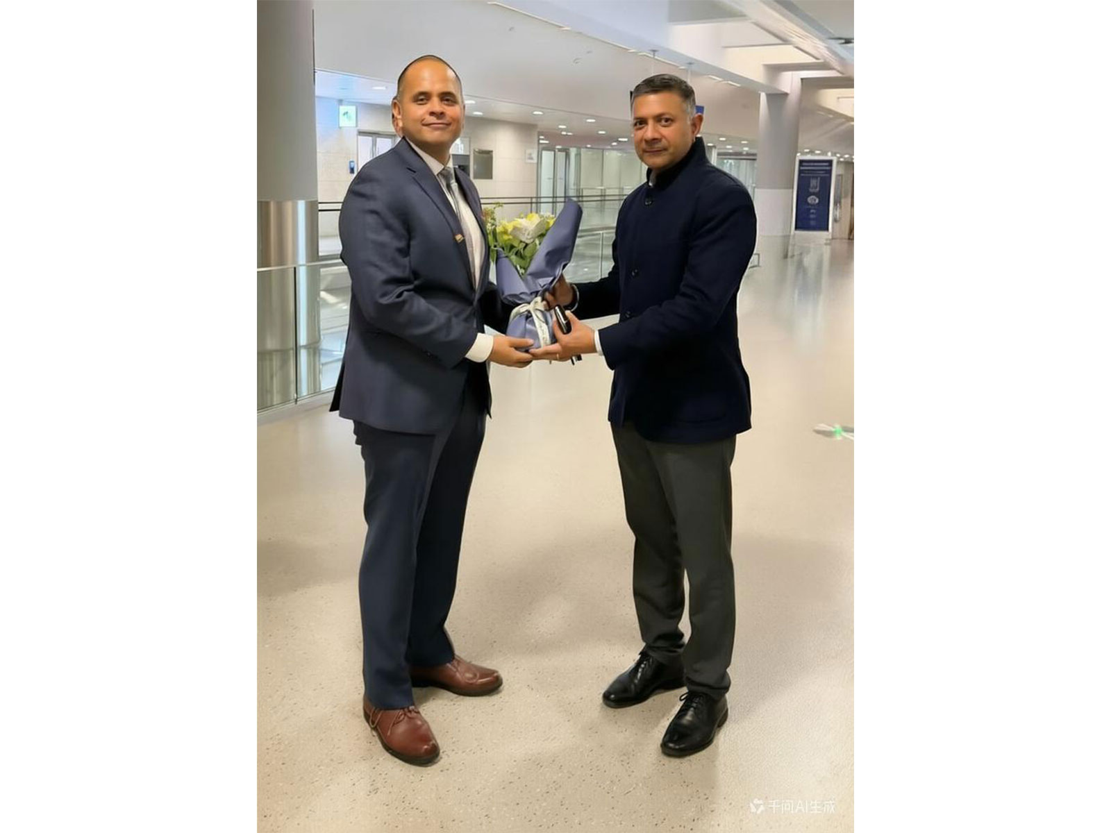 India’s Ambassador to China-designate, Vikram Doraiswami received by CG Shri Pratik Mathur (Photo/ X@IndiaInShanghai)