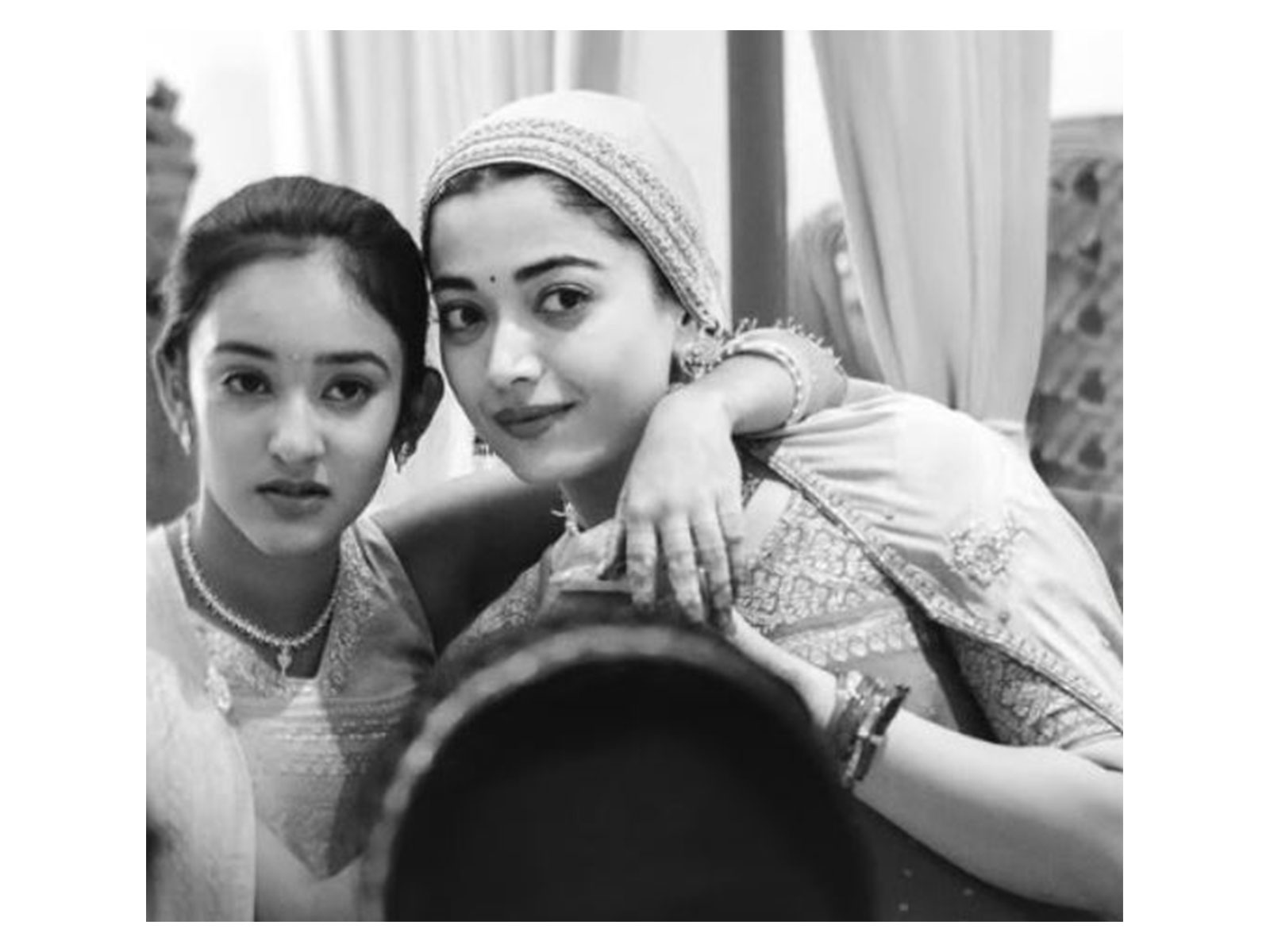 Rashmika Mandanna with her sister (Image source:  Rashmika's Instagram)