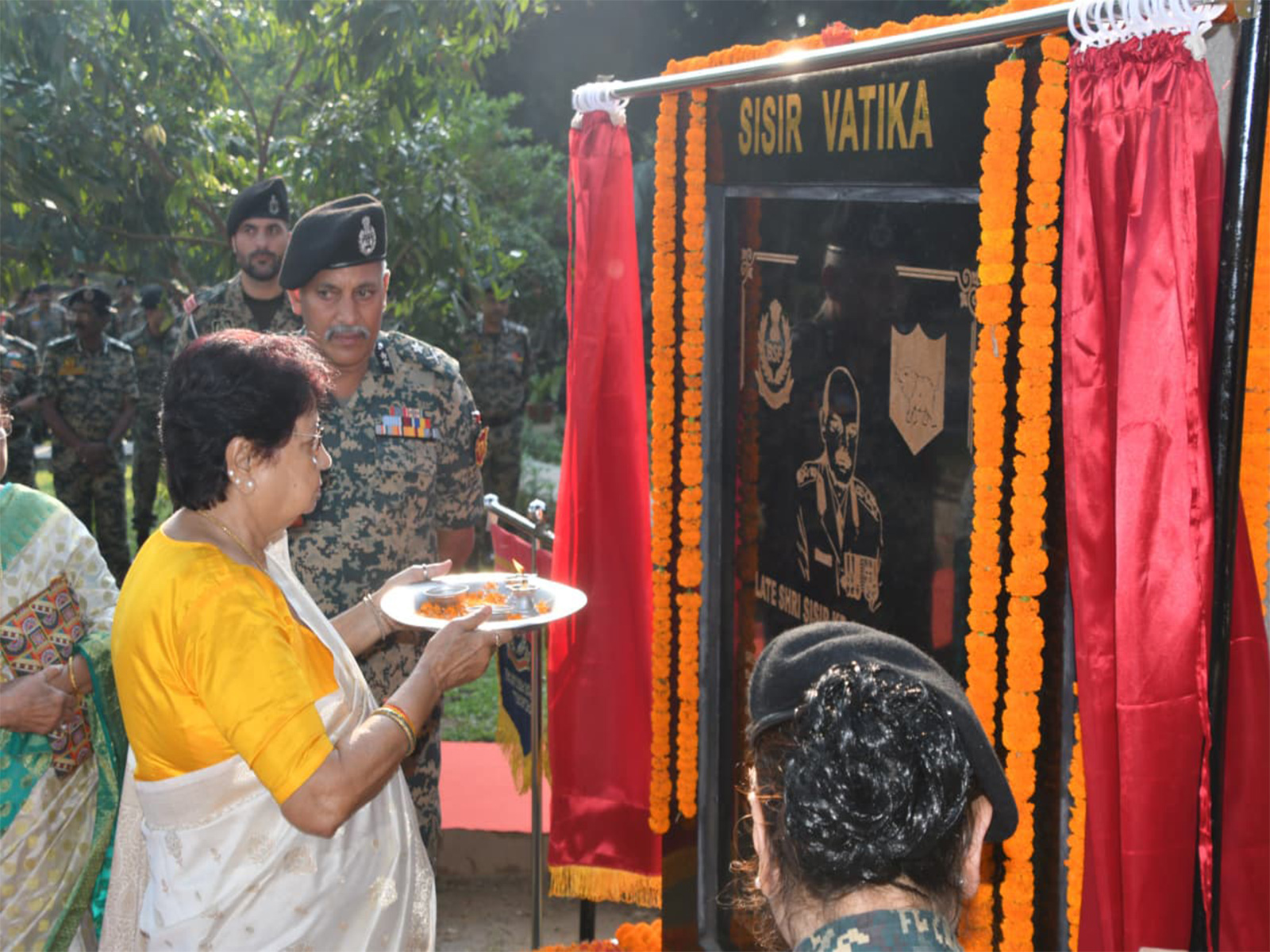 BSF inaugurates ‘Sisir Vatika’ (Photo/ANI)