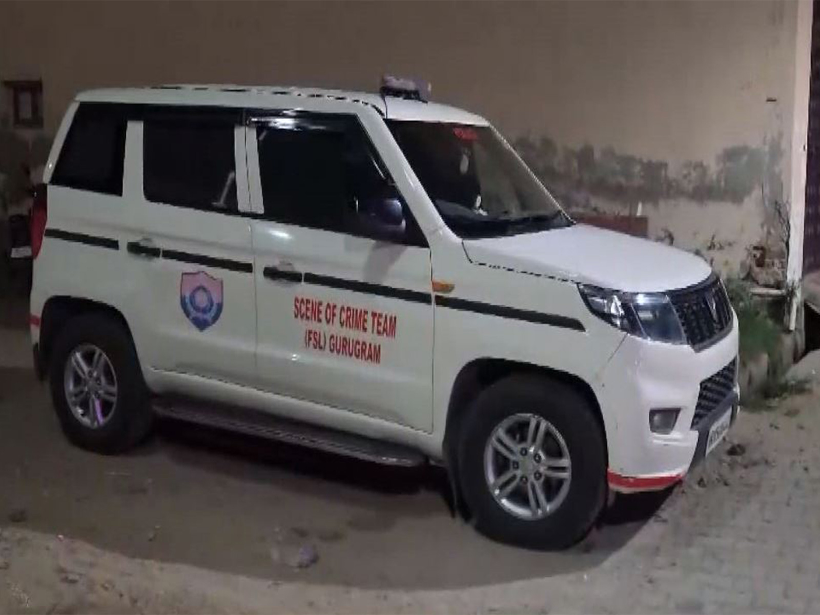Visuals from outside the residence in the Wazirpur area (Photo/ANI)
