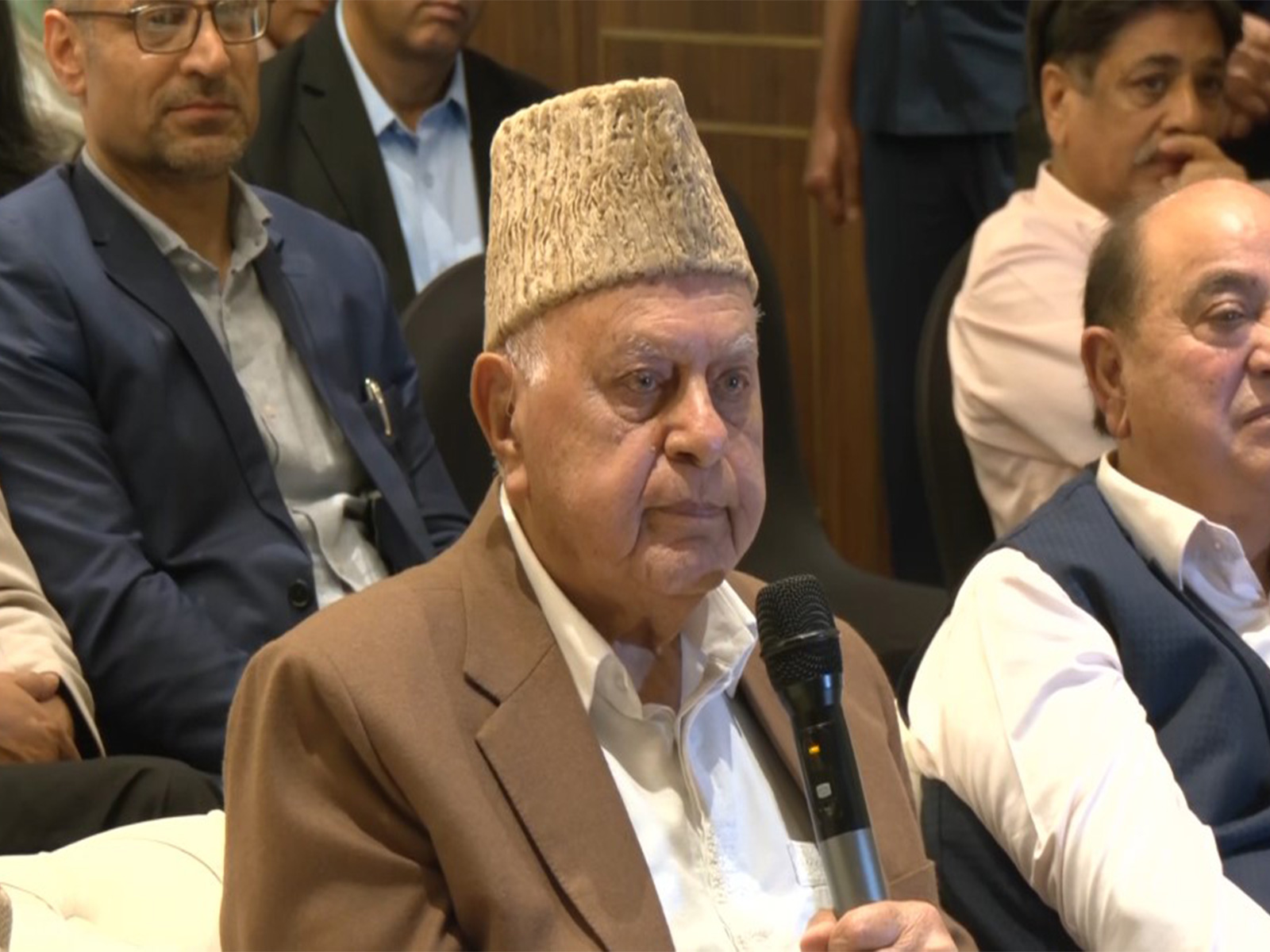 JKNC President Farooq Abdullah (Photo/ANI)