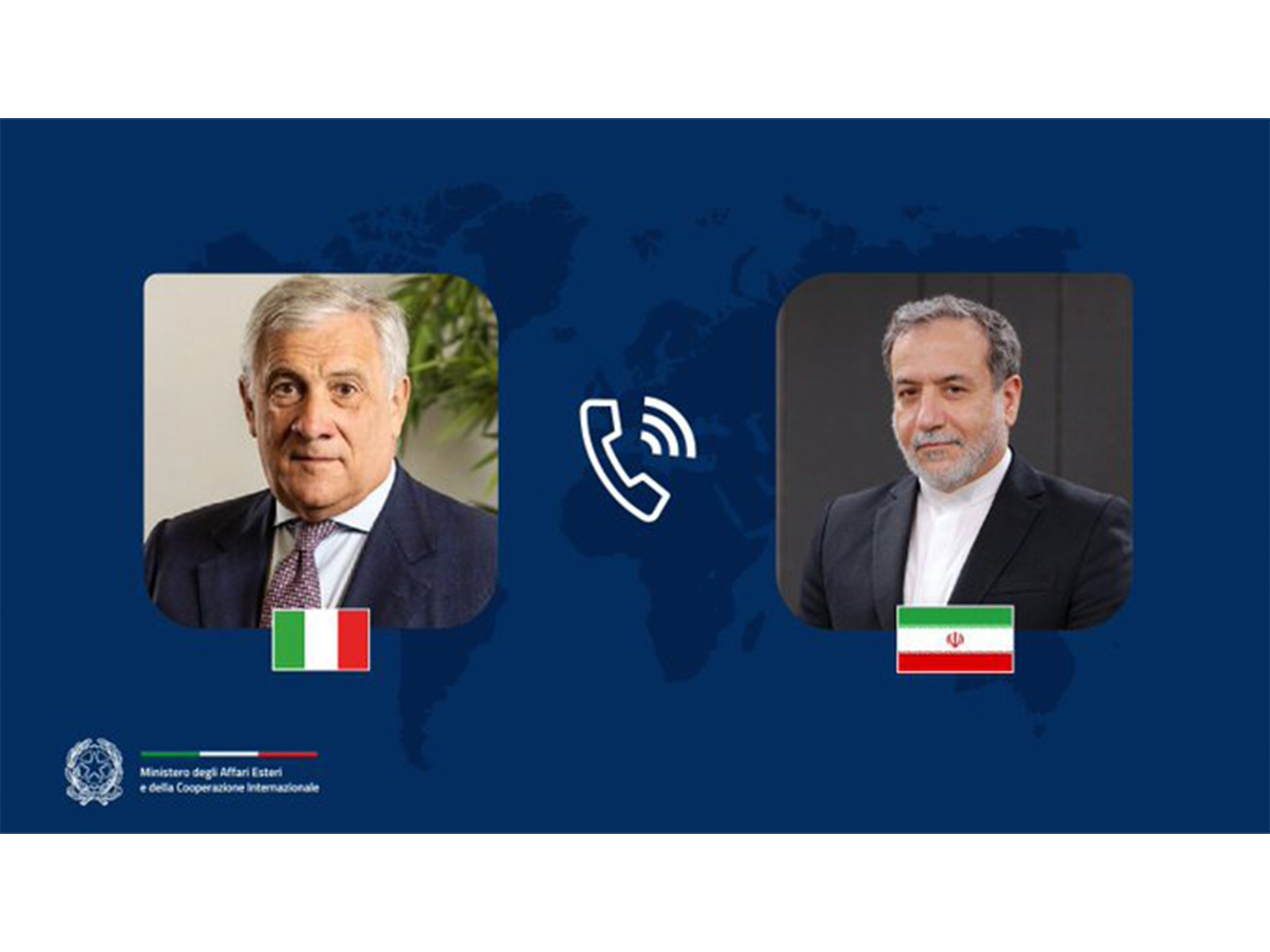 Italy’s Foreign Minister Antonio Tajani speaks with Iran’s Abbas Araghchi via phone amid rising Middle East tensions (Photo: X/@Antonio_Tajani)