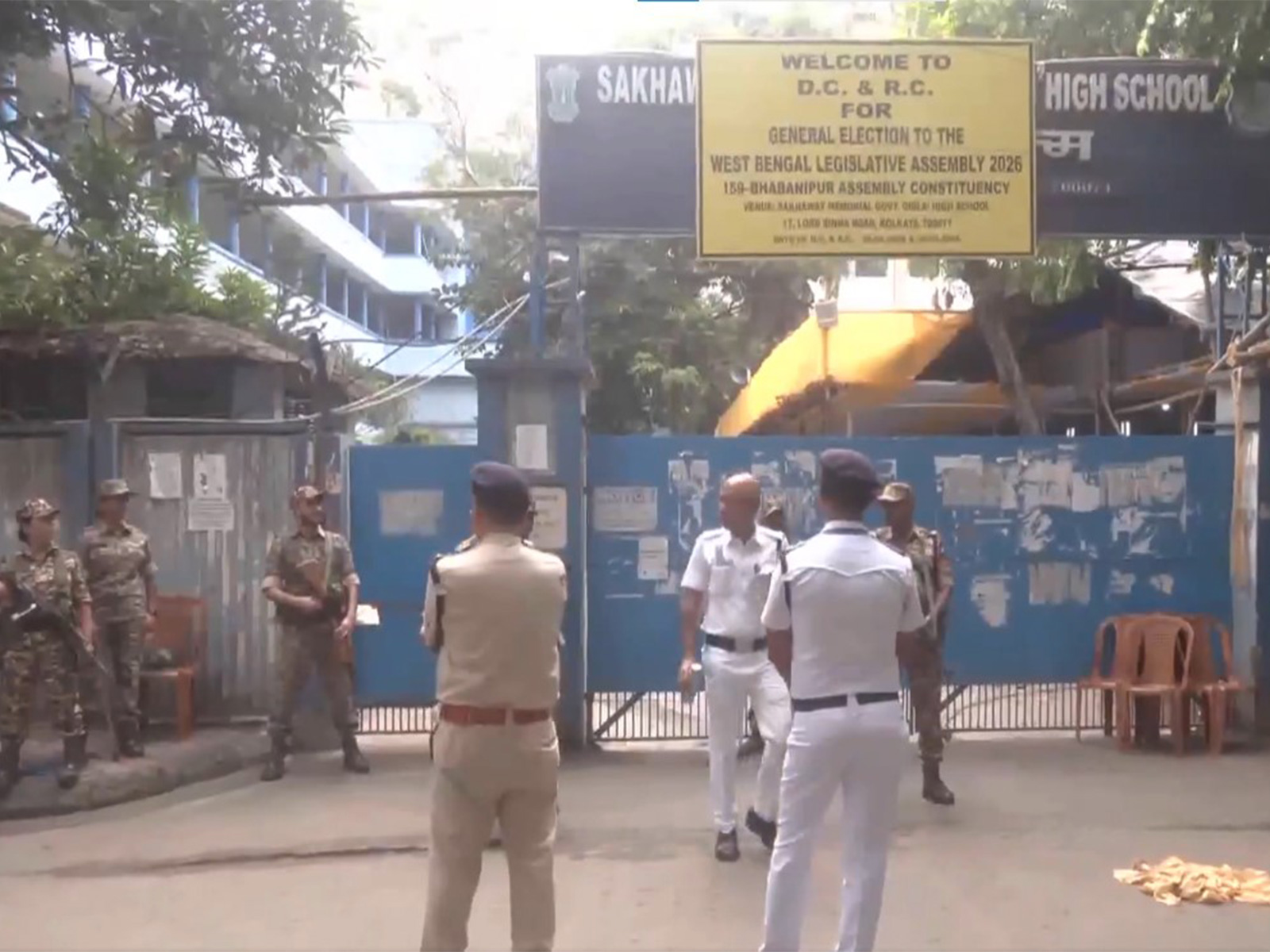 Visuals from a strongroom in Bhabanipur (Photo/ANI)