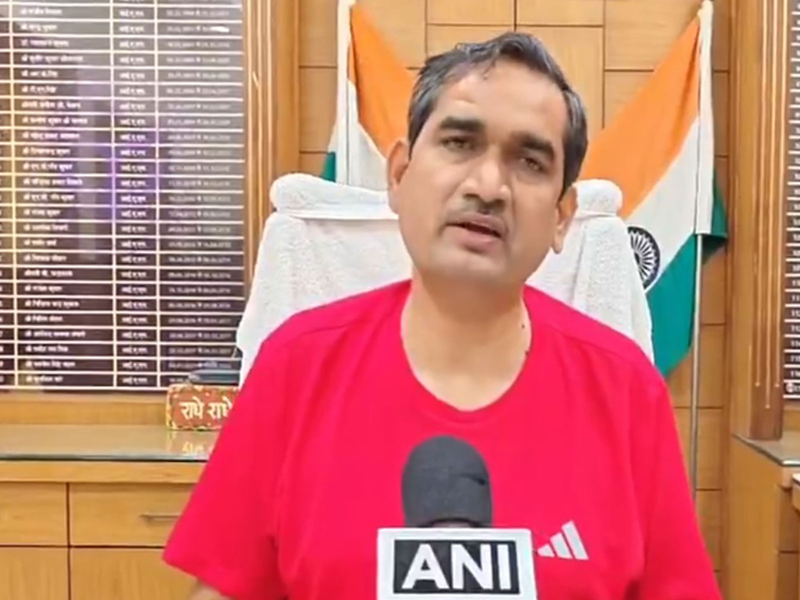 Mathura District Magistrate CP Singh (Photo/ANI)