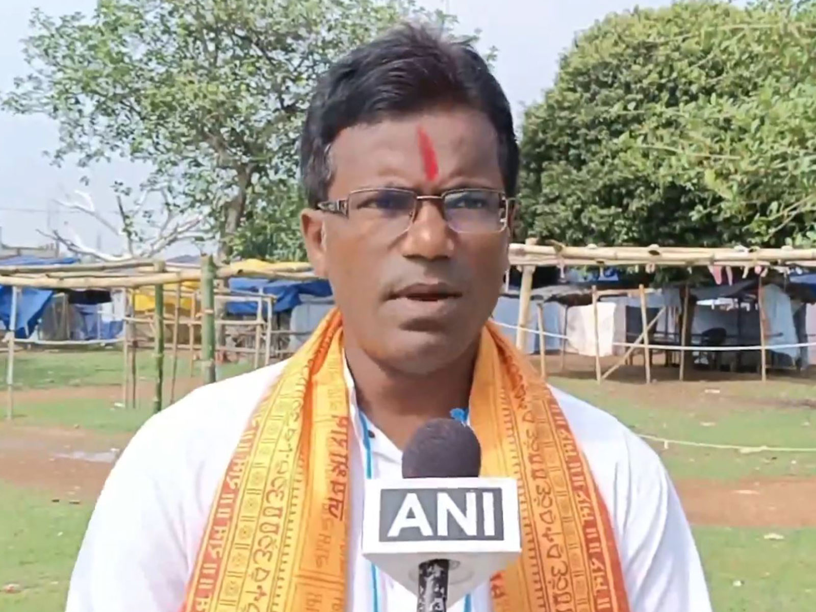 BJP candidate from Medinipur assembly Sankar Guchhait (Photo/ANI)