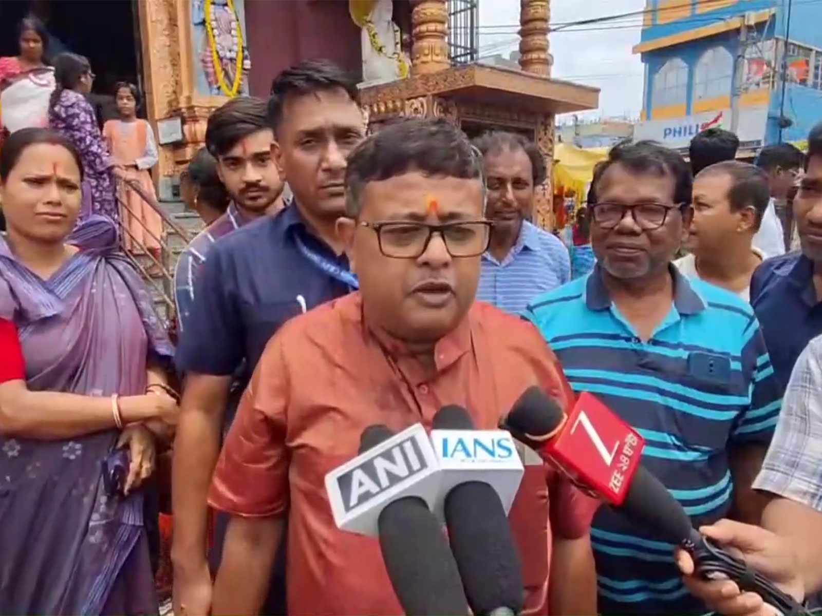 BJP candidate from the Egra Assembly constituency, Dibyendu Adhikari  (Photo/ANI)