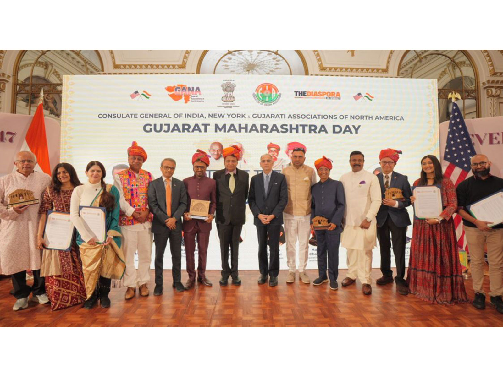 Gujarat and Maharashtra Day celebrations in New York (Photo/ X@IndiainNewYork)