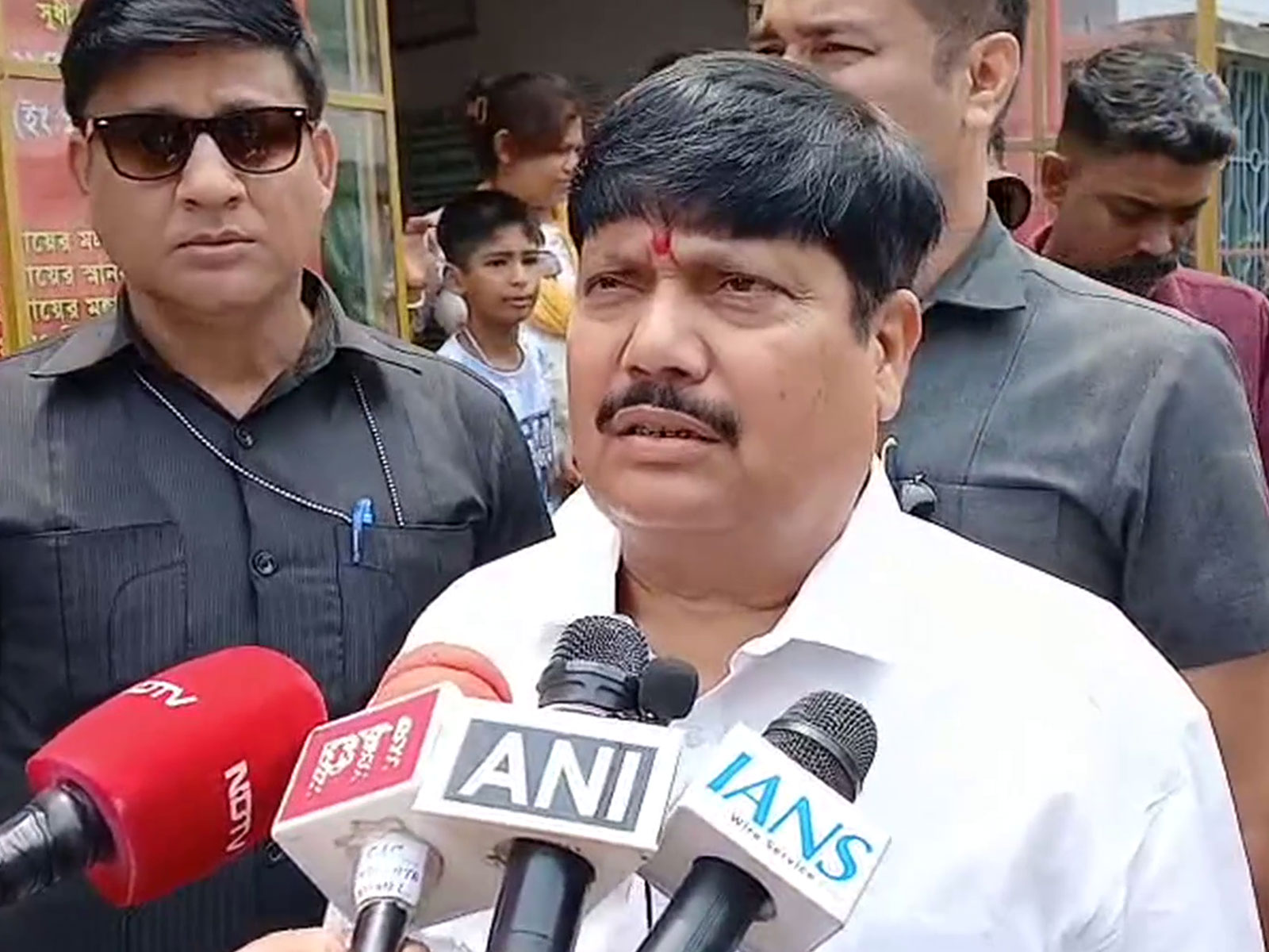 BJP candidate from the Noapara Assembly constituency, Arjun Singh (Photo/ANI)