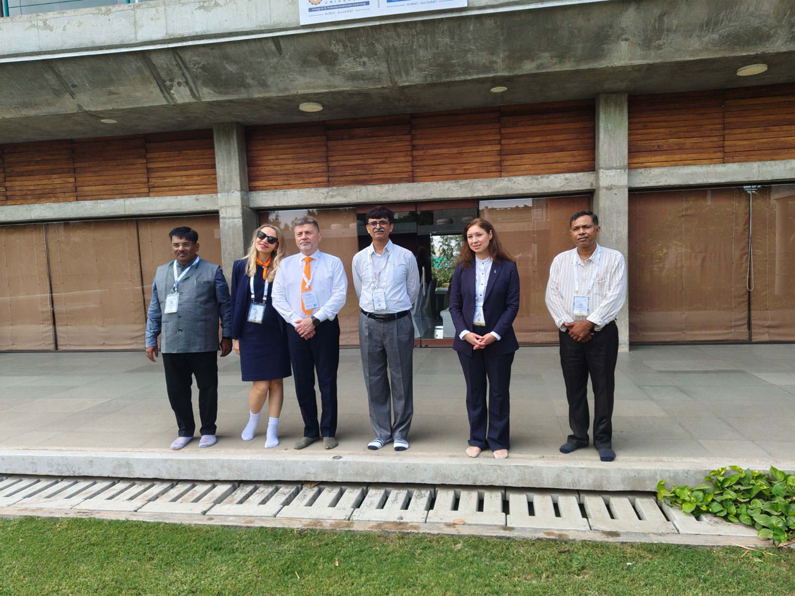 Delegates from Ukrainian Embassy participate in meditation session in Surat, Gujarat (Photo: Gujarat/CMO)