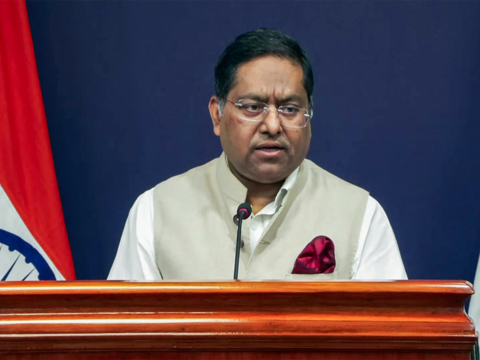 MEA spokesperson Randhir Jaiswal (Photo/ANI)