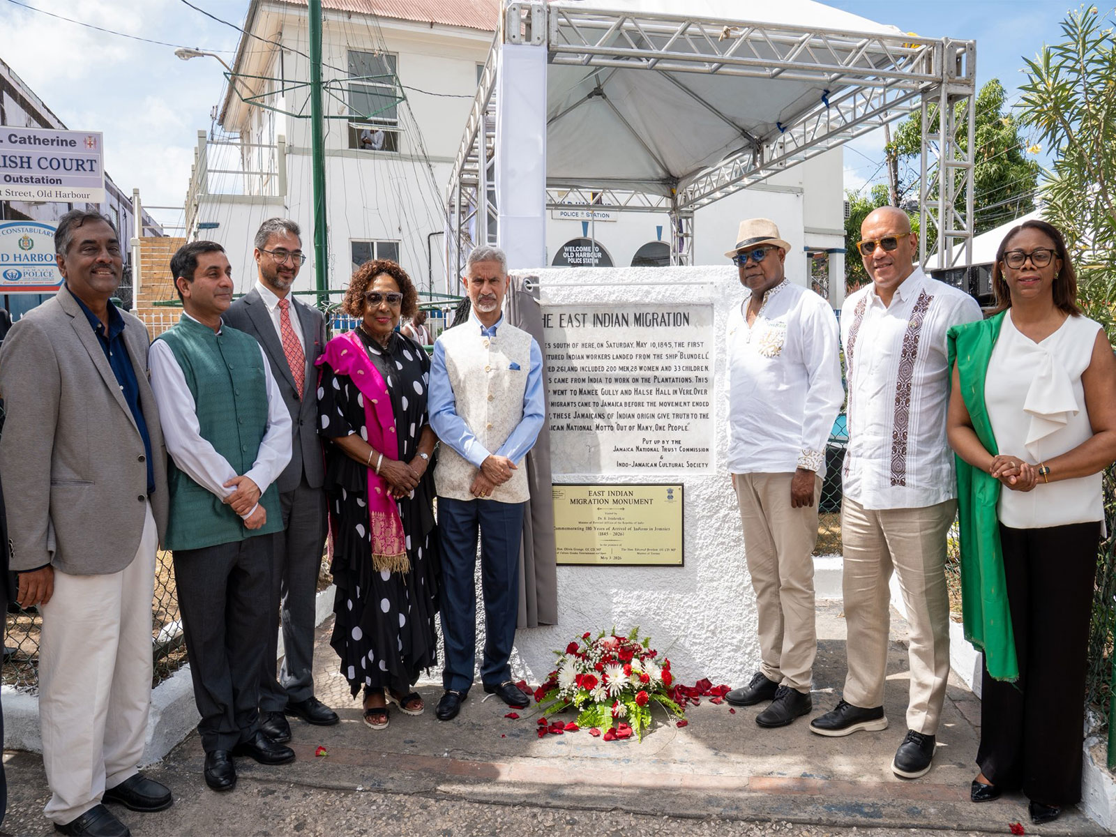 External Affairs Minister S Jaishankar in Old Harbour, Jamaica (Photo/X@DrSJaishankar)