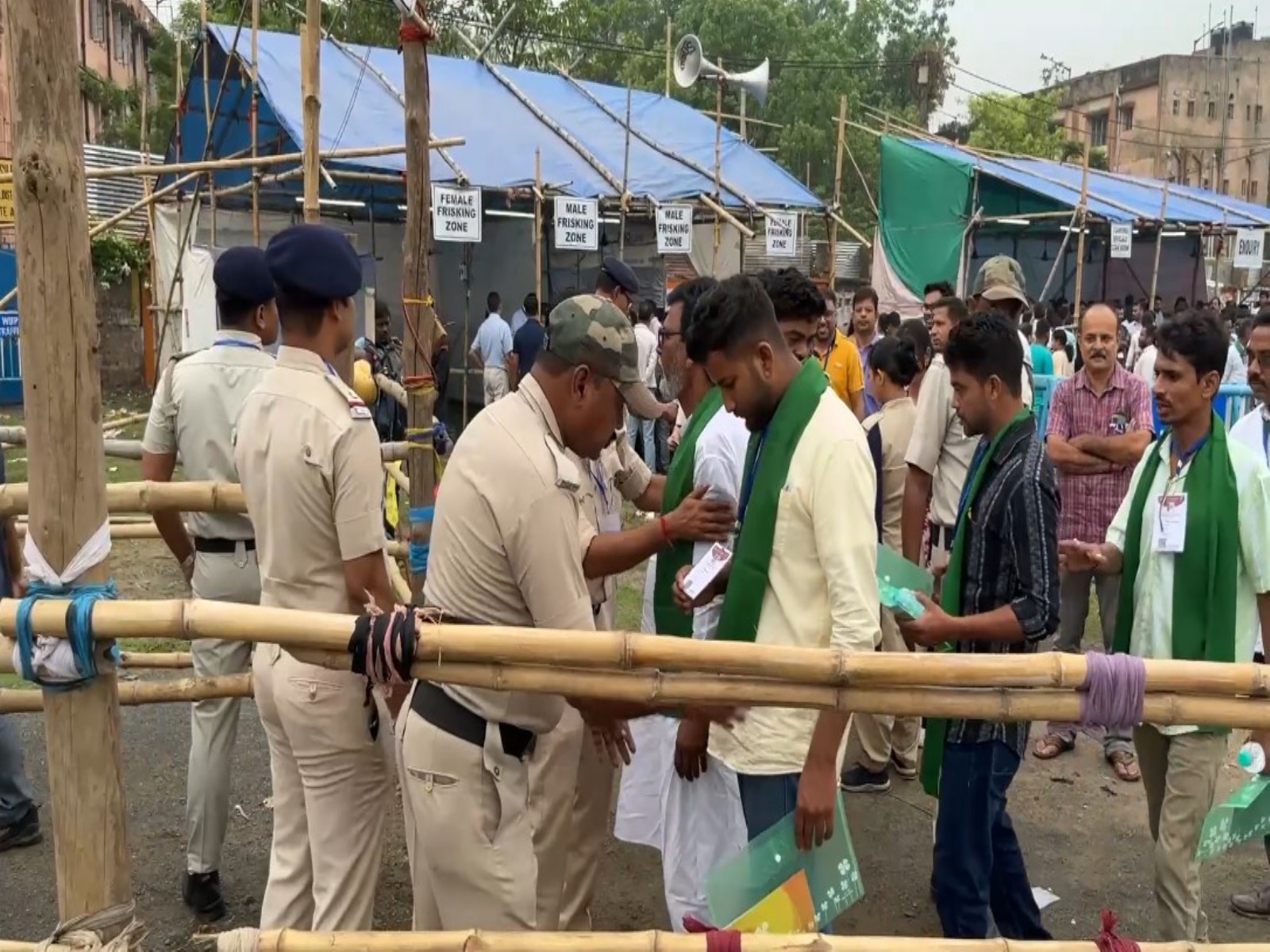 Visuals from Birbhum's counting centre (Photo/ANI)