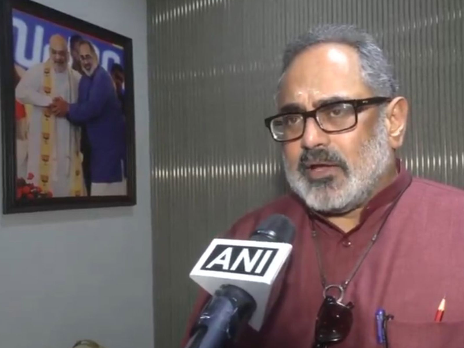 Keralam BJP president Rajeev Chandrasekhar (Photo/ANI)