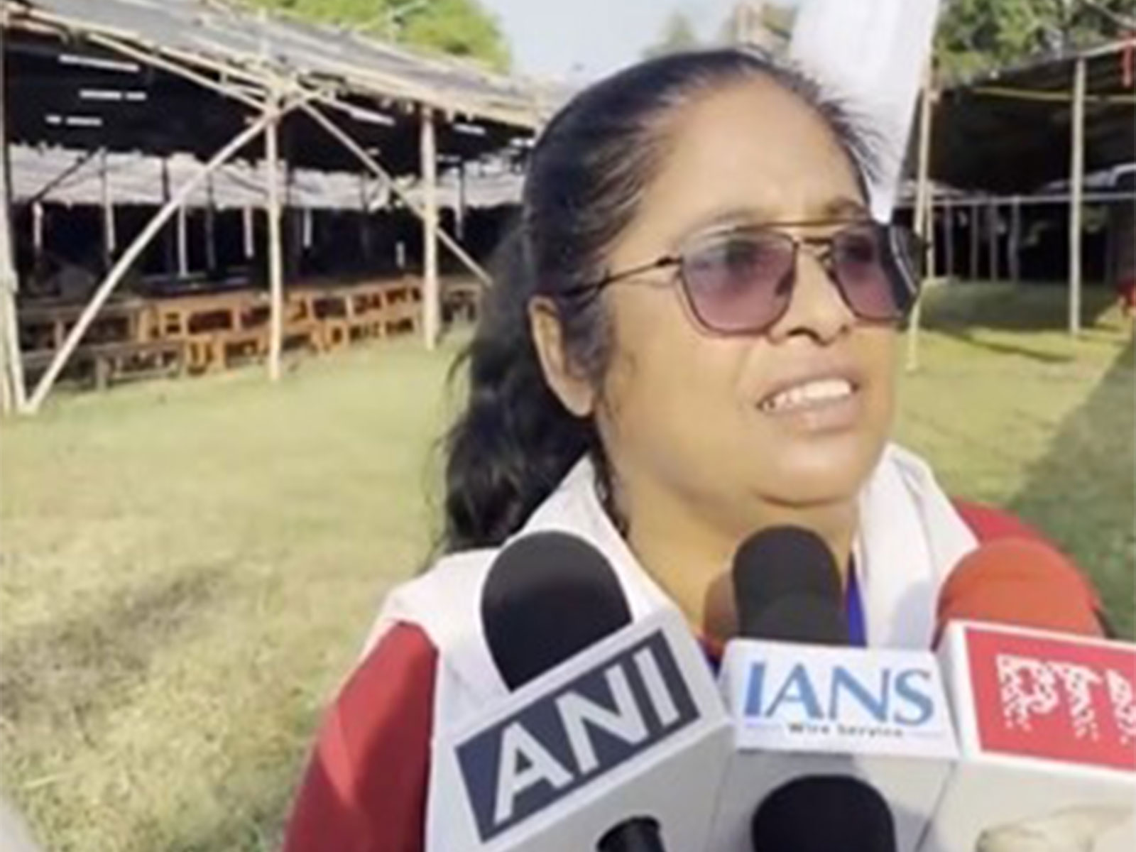 CPIM candidate from Noapara, Gargi Chatterjee (Photo/ANI)