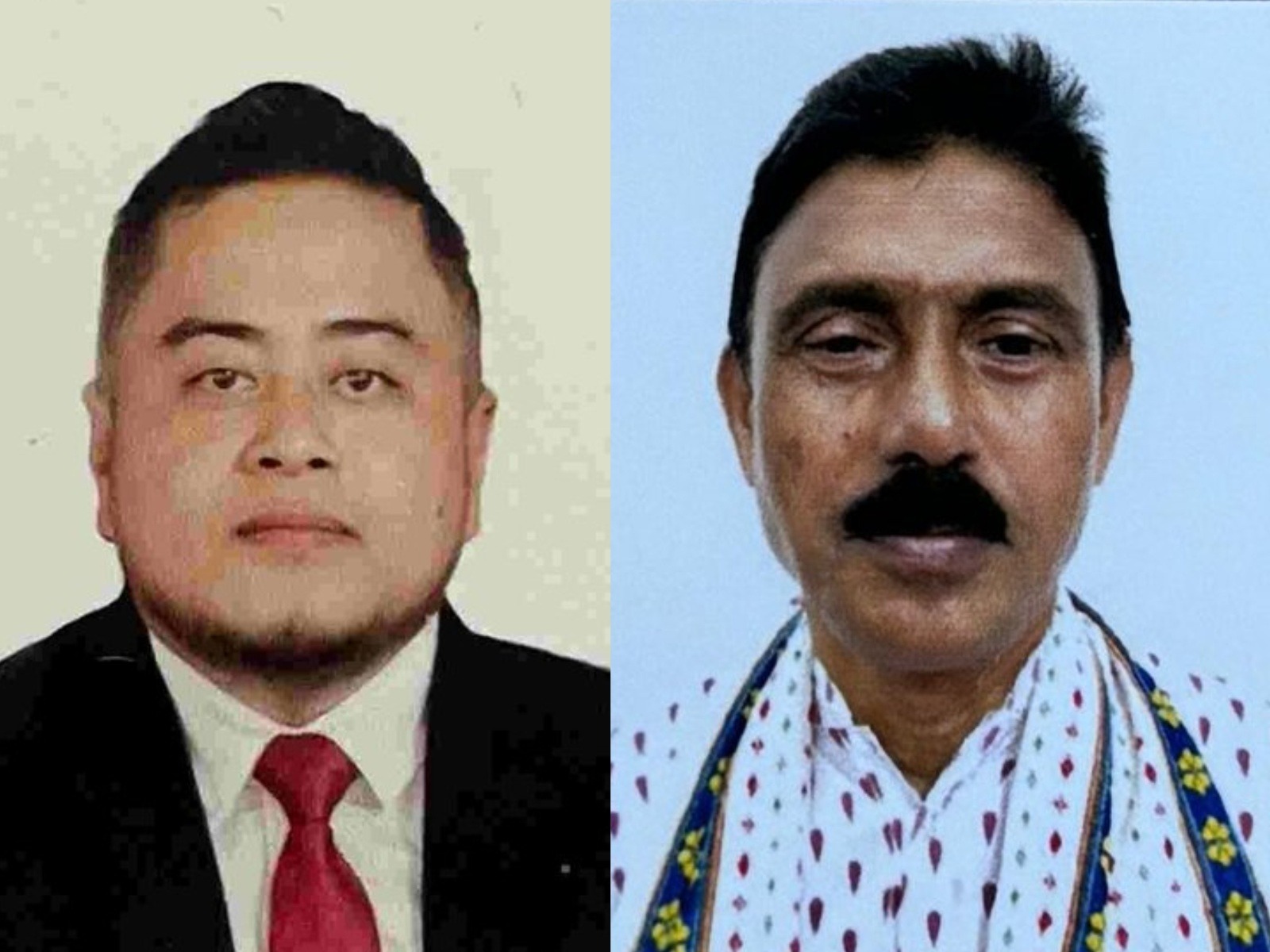 Daochier I. Imchen and Jahar Chakraborti (Photo/Election Commission)