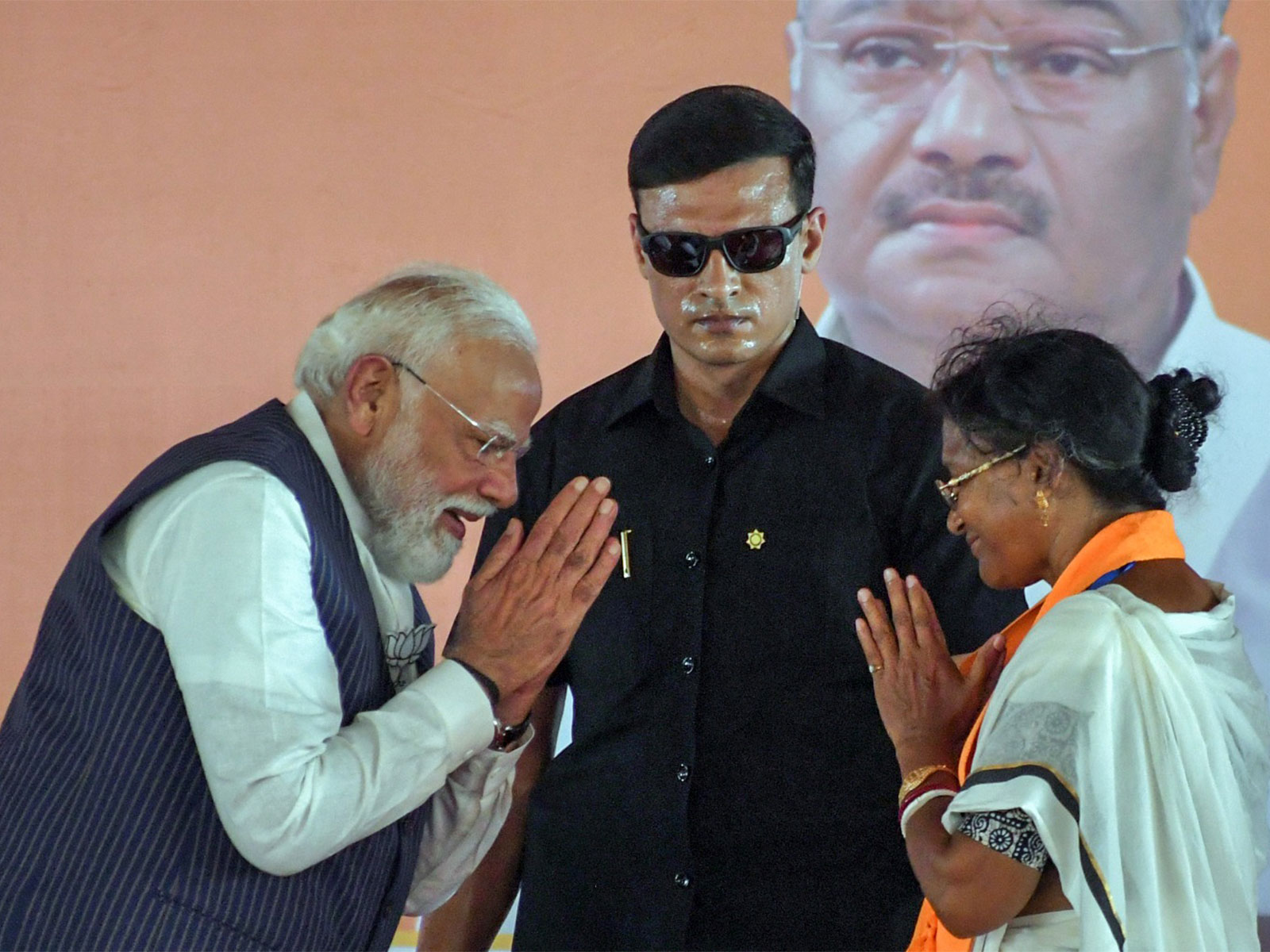 RG Kar victim’s mother, BJP candidate Ratna Debnath with Prime Minister Narendra Modi. (Photo/ANI) RG Kar victim’s mother, BJP candidate Ratna Debnath with Prime Minister Narendra Modi. (Photo/ANI)