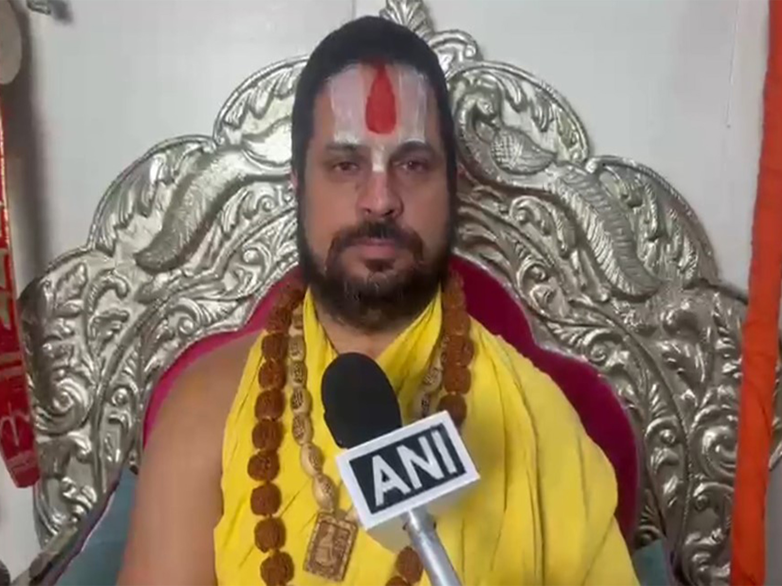 Jagadguru Swami Satishacharya Maharaj (Photo/ANI)