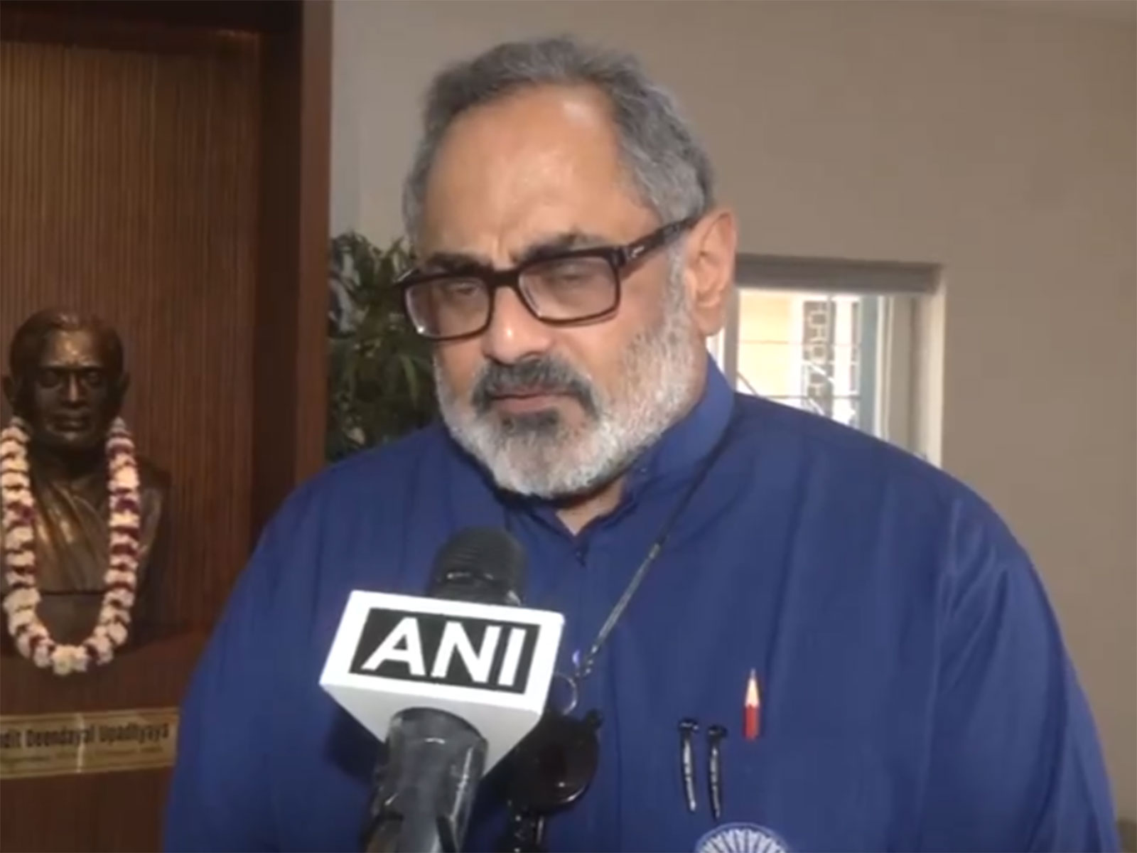 Keralam BJP president Rajeev Chandrasekhar (Photo/ANI)