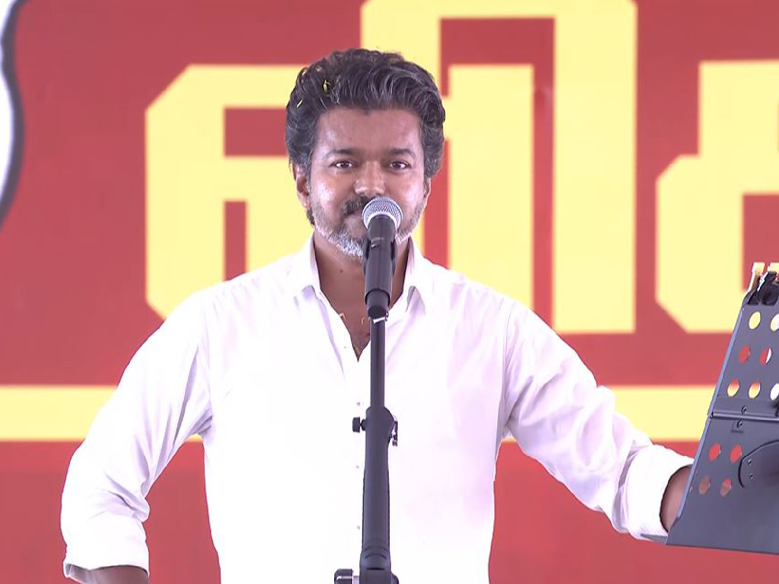 Tamilaga Vettri Kazhagam president Vijay (Photo/ANI)