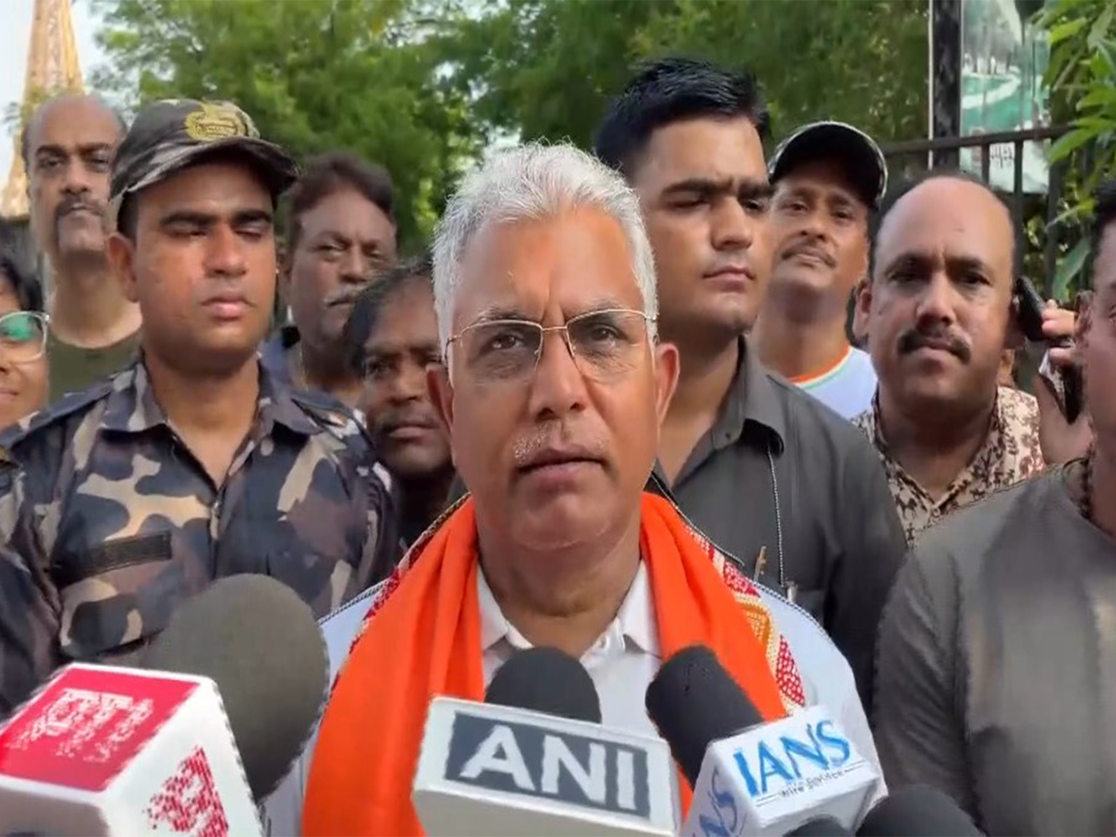 BJP candidate from Kharagpur Sadar, Dilip Ghosh (Photo/ANI) BJP candidate from Kharagpur Sadar, Dilip Ghosh (Photo/ANI)