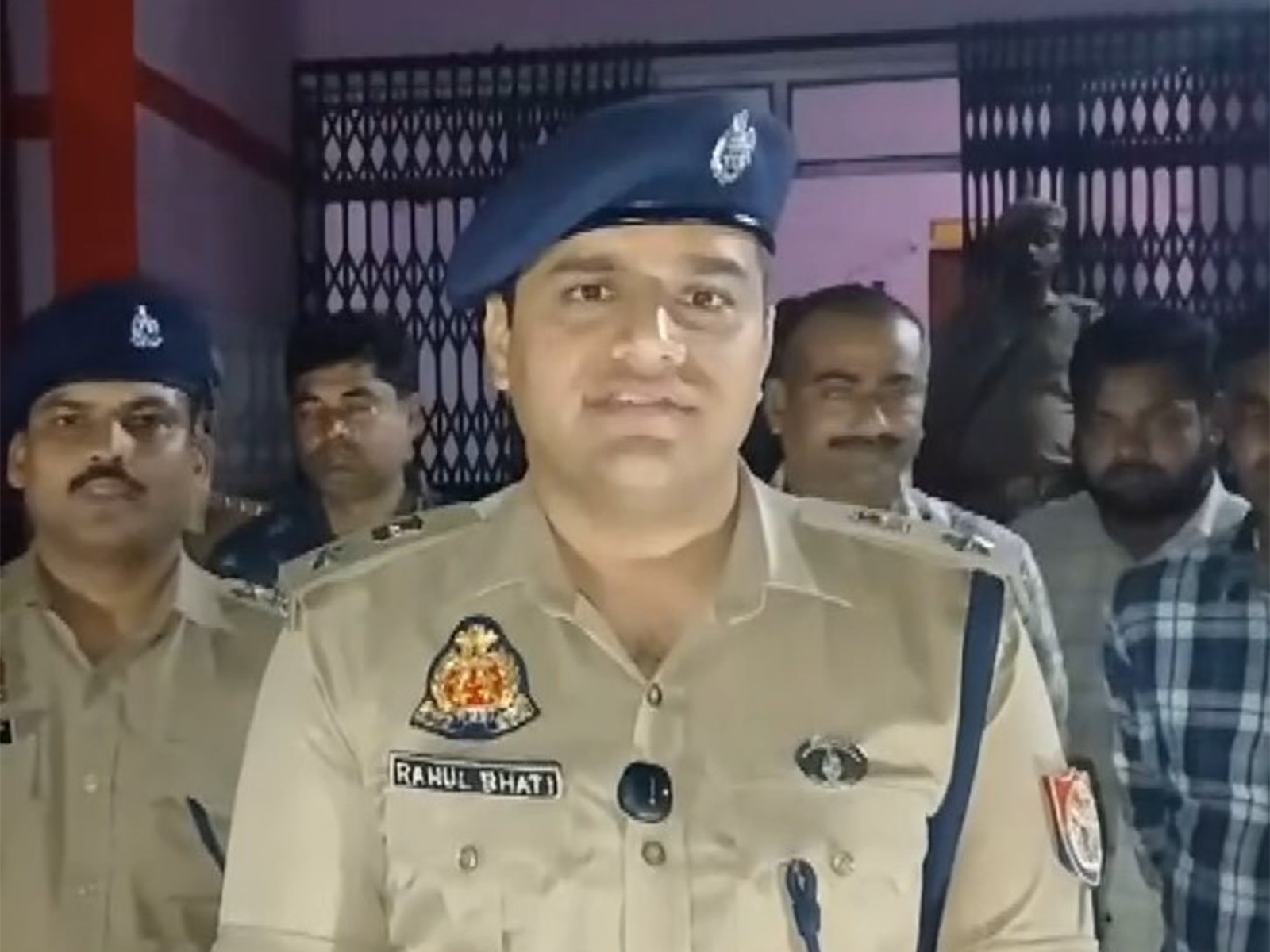 Shravasti Superintendent of Police Rahul Bhati (Photo/ANI)