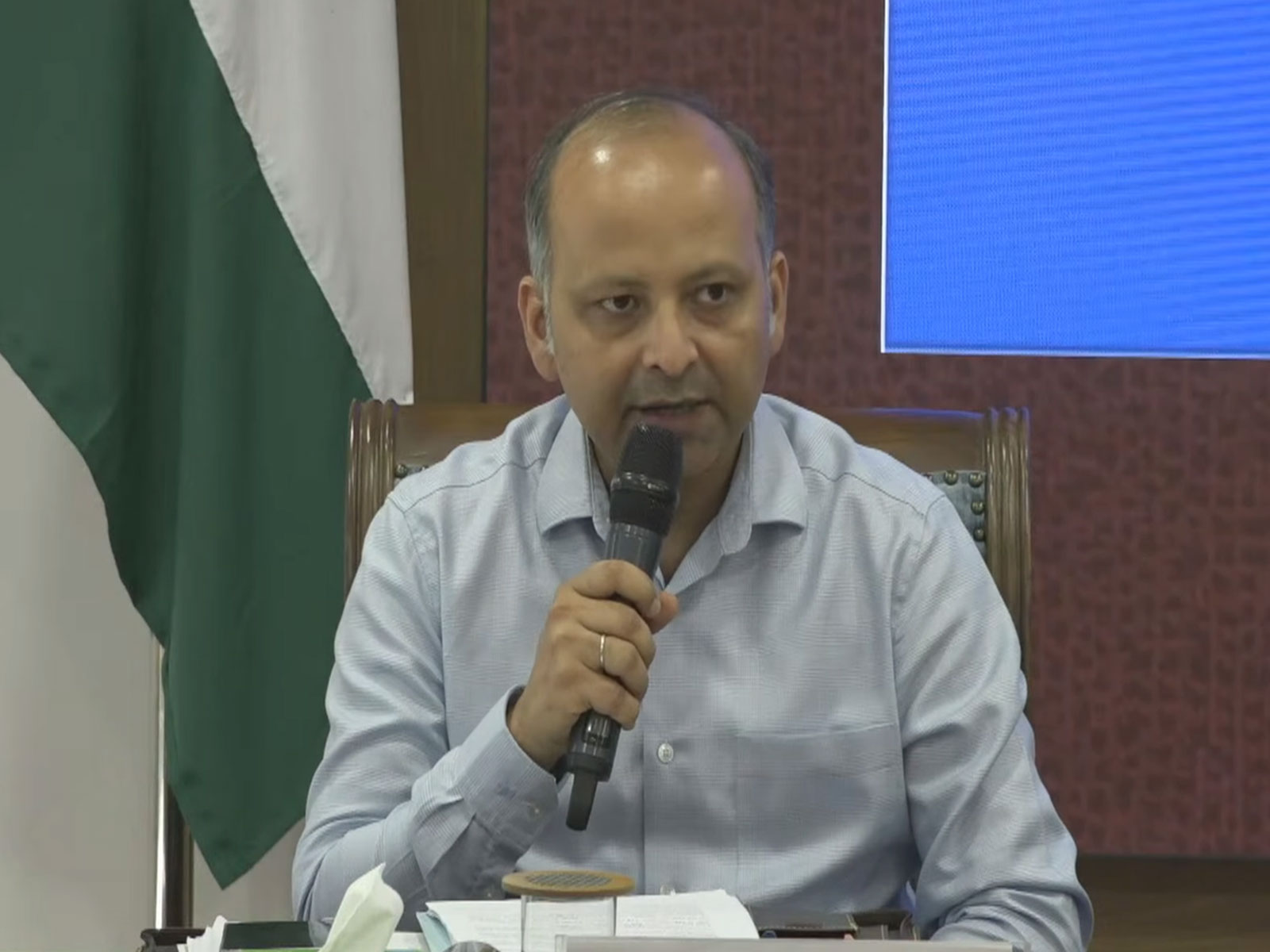 Opesh Kumar Sharma, Director of Shipping at the Ministry of Ports, Shipping, and Waterways (Photo: YouTube@PIB India)