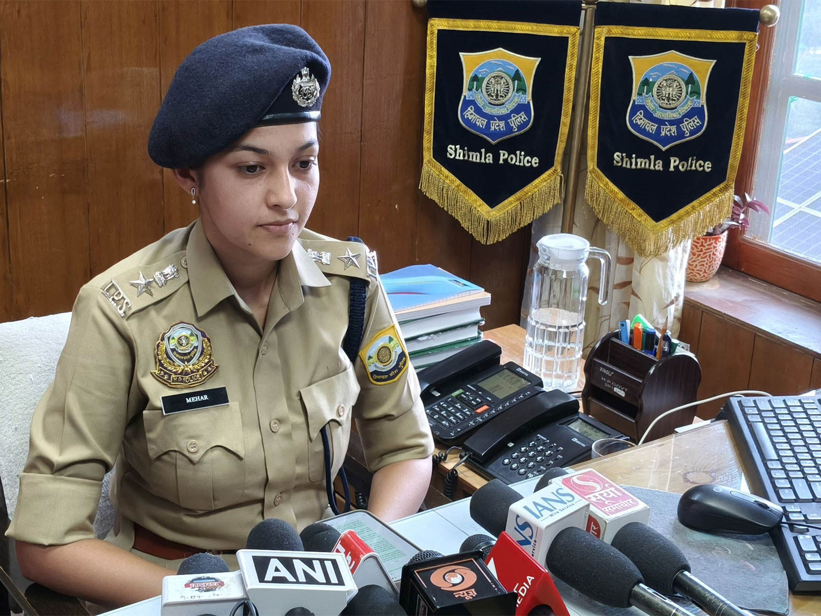 Additional Superintendent of Police (City) Shimla, Mehar Panwar (Photo/ANI) Additional Superintendent of Police (City) Shimla, Mehar Panwar (Photo/ANI)