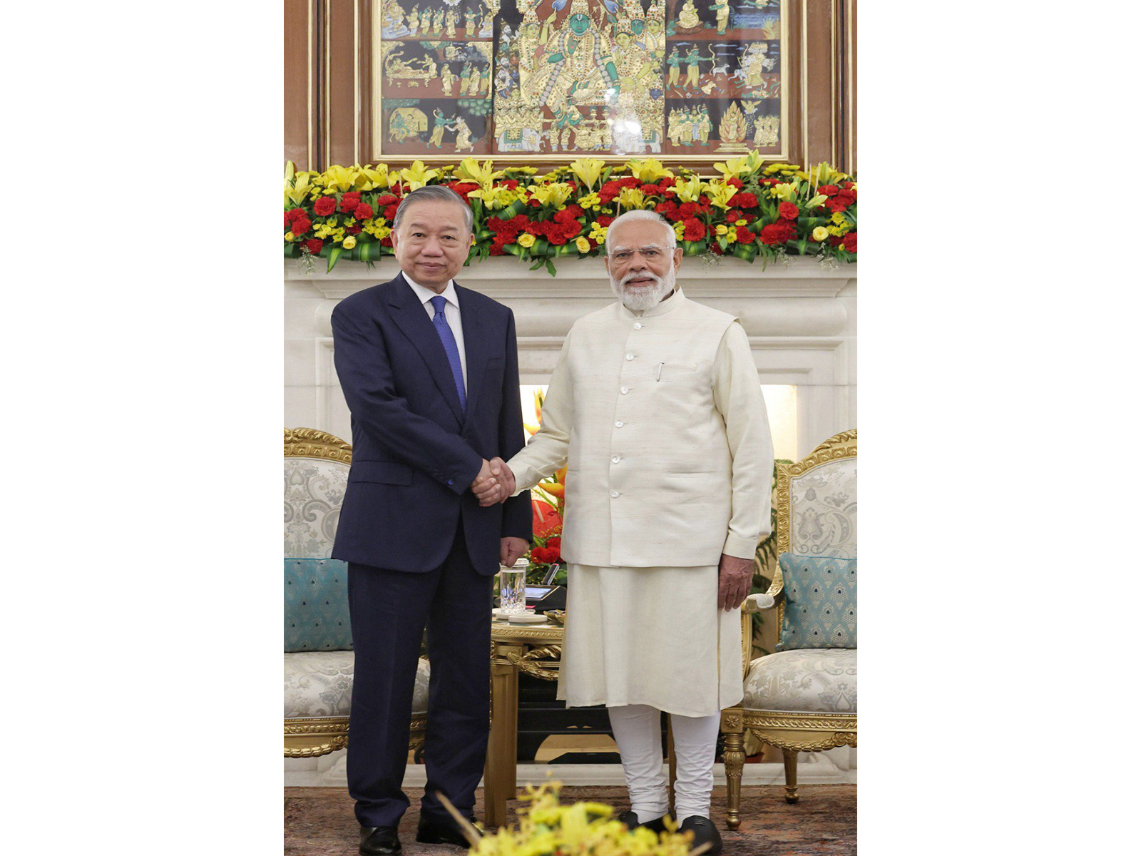 Prime Minister Narendra Modi with President of Vietnam To Lam (Image: X@narendramodi)
