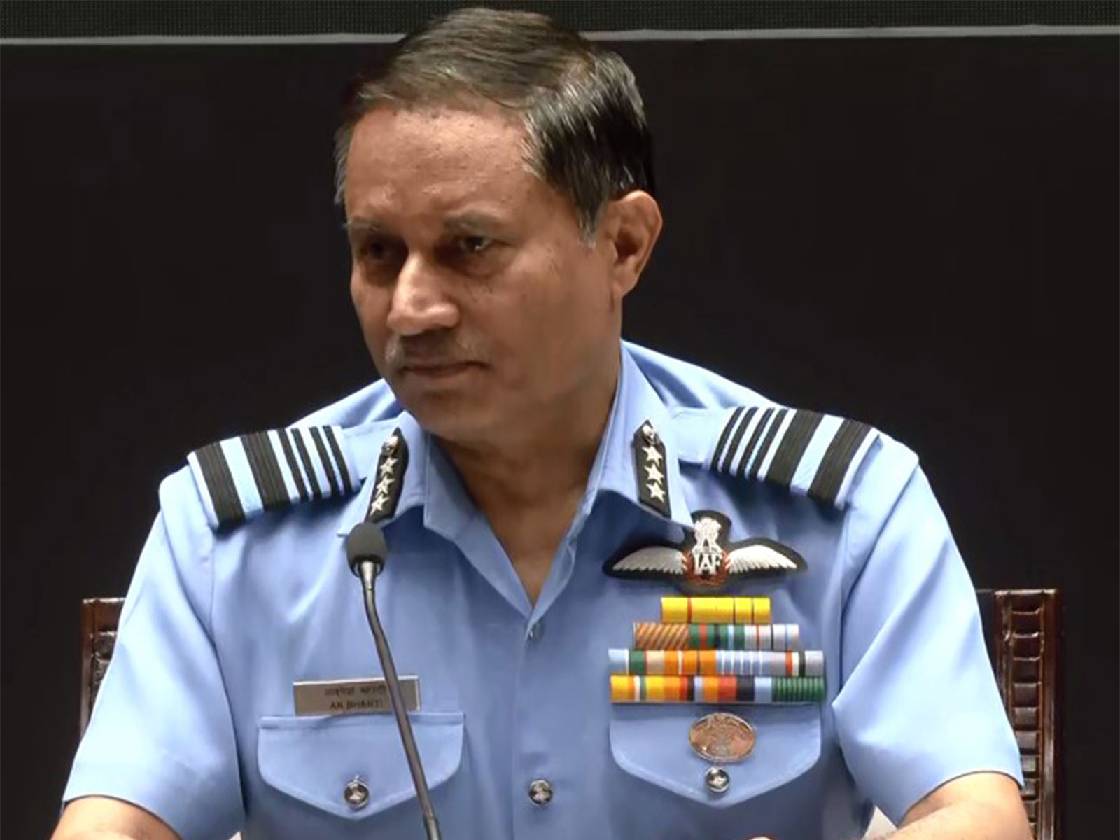 Air Marshal AK Bharati (Photo/ANI) Air Marshal AK Bharati (Photo/ANI)