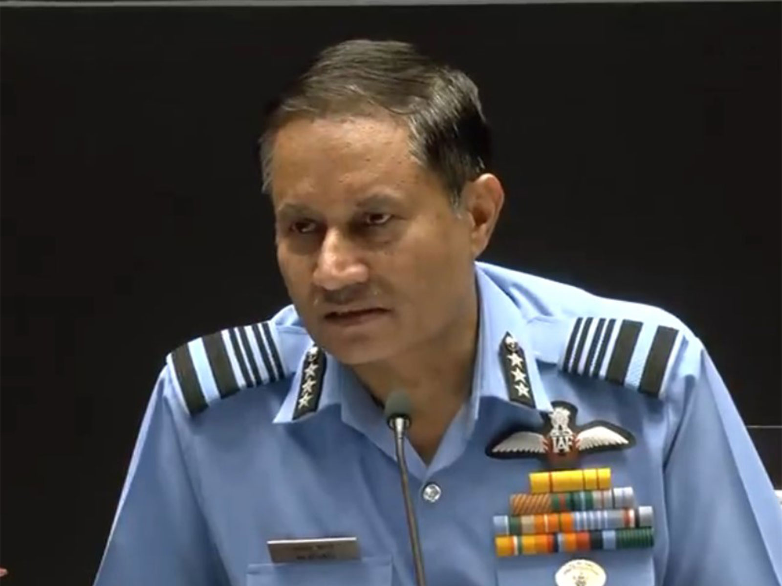 Air Marshal AK Bharti (Photo/ANI)