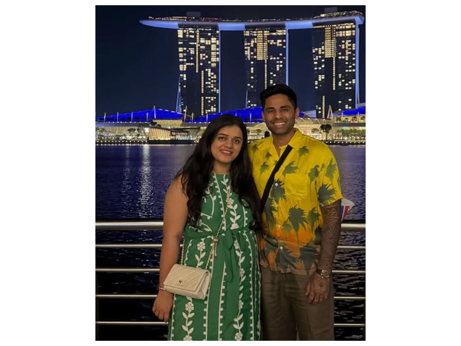 Surya Kumar Yadav, wife Devisha (Image source: Devisha's Instagram)