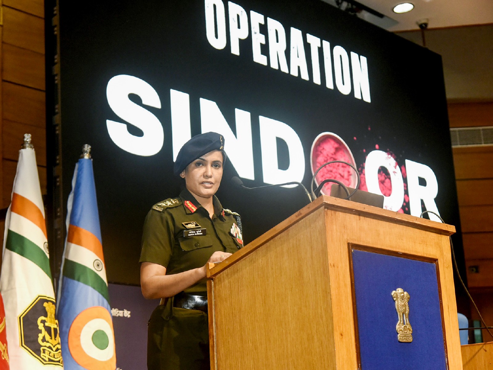 Colonel Sofiya Qureshi addresses the media regarding ‘Operation Sindoor' (File Photo/ANI) Colonel Sofiya Qureshi addresses the media regarding ‘Operation Sindoor' (File Photo/ANI)