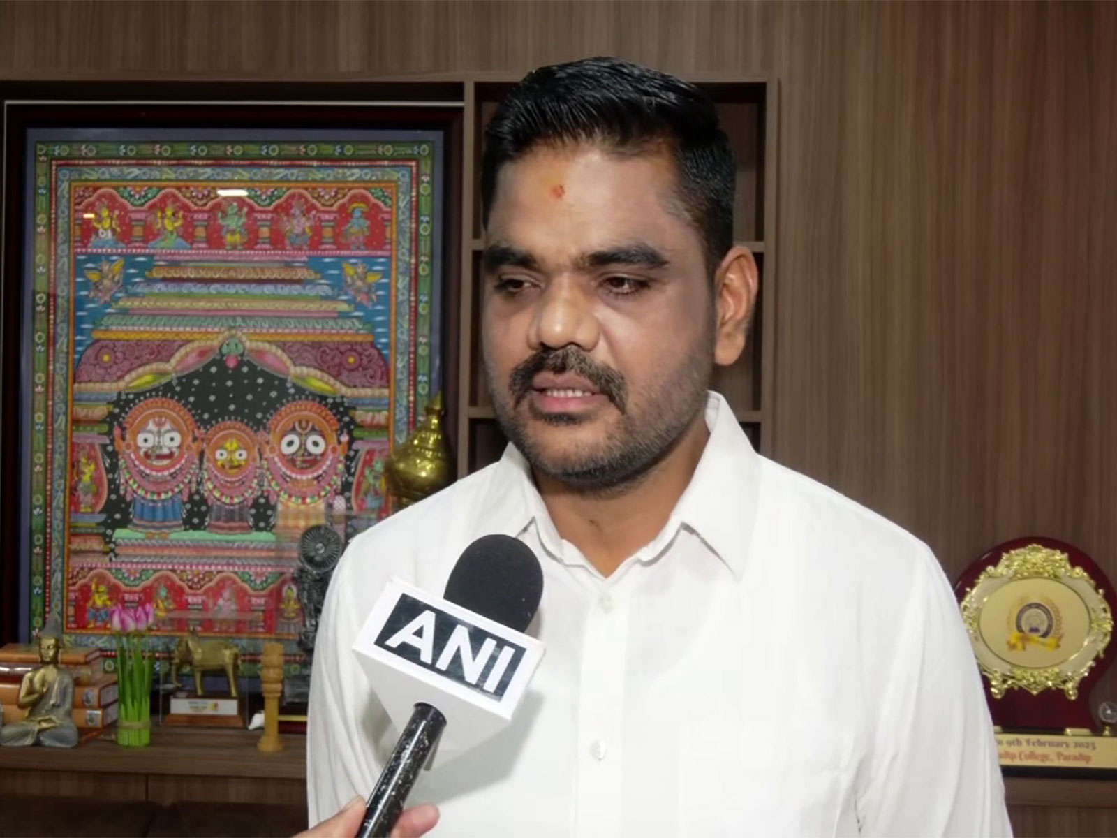 Odisha’s Minister for Industries and Skill Development and Technical Education, Sampad Chandra Swain (Photo/ANI)