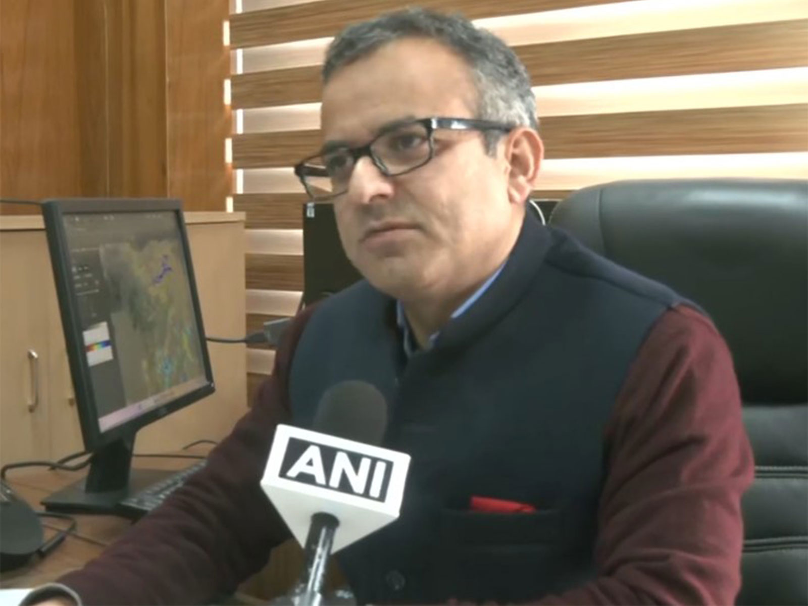 Senior scientist IMD Sandeep Kumar Sharma (Photo/ANI)