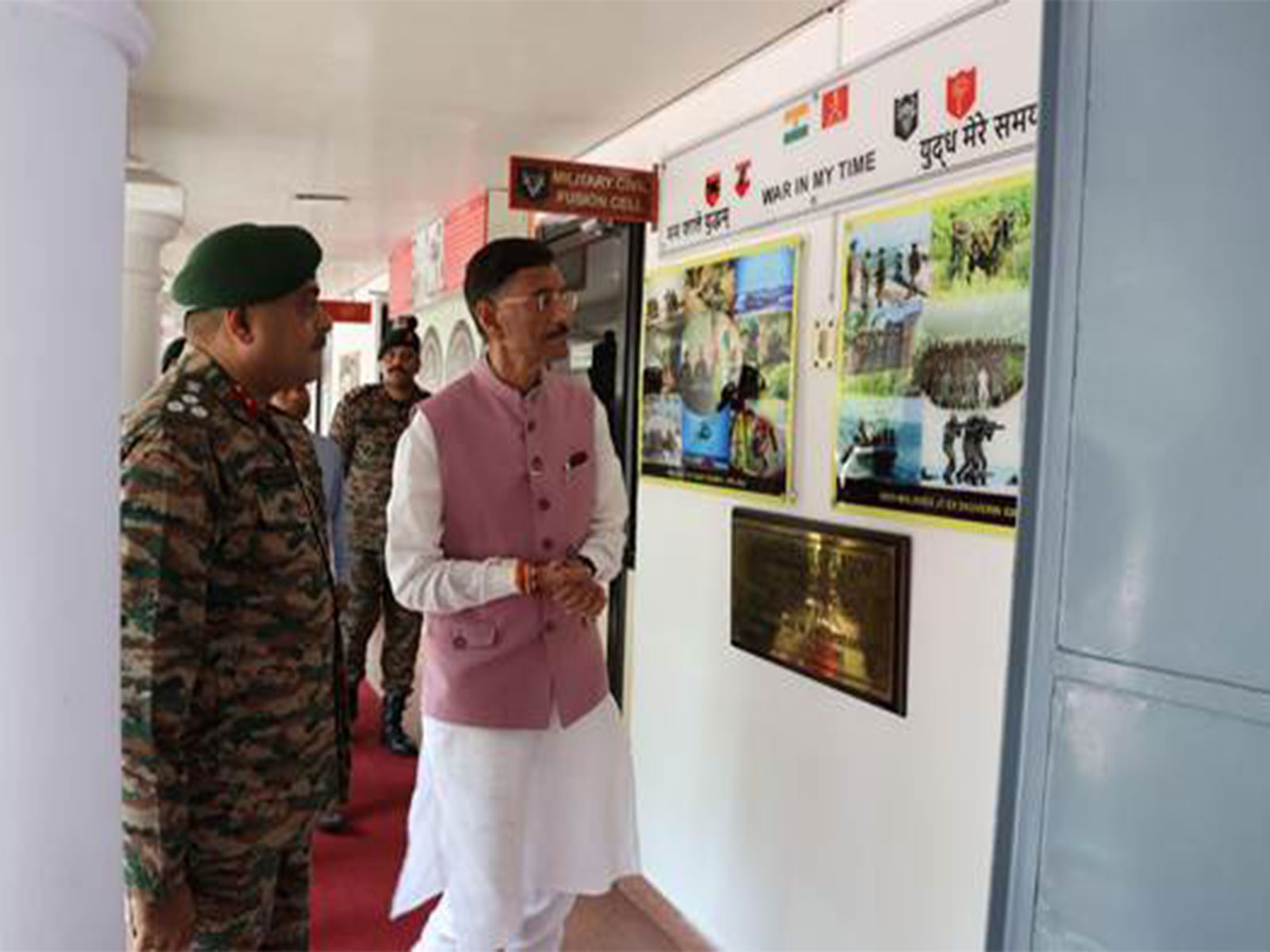 Union MoS Sanjay Seth visits Trivandrum military station (Photo/PIB)
