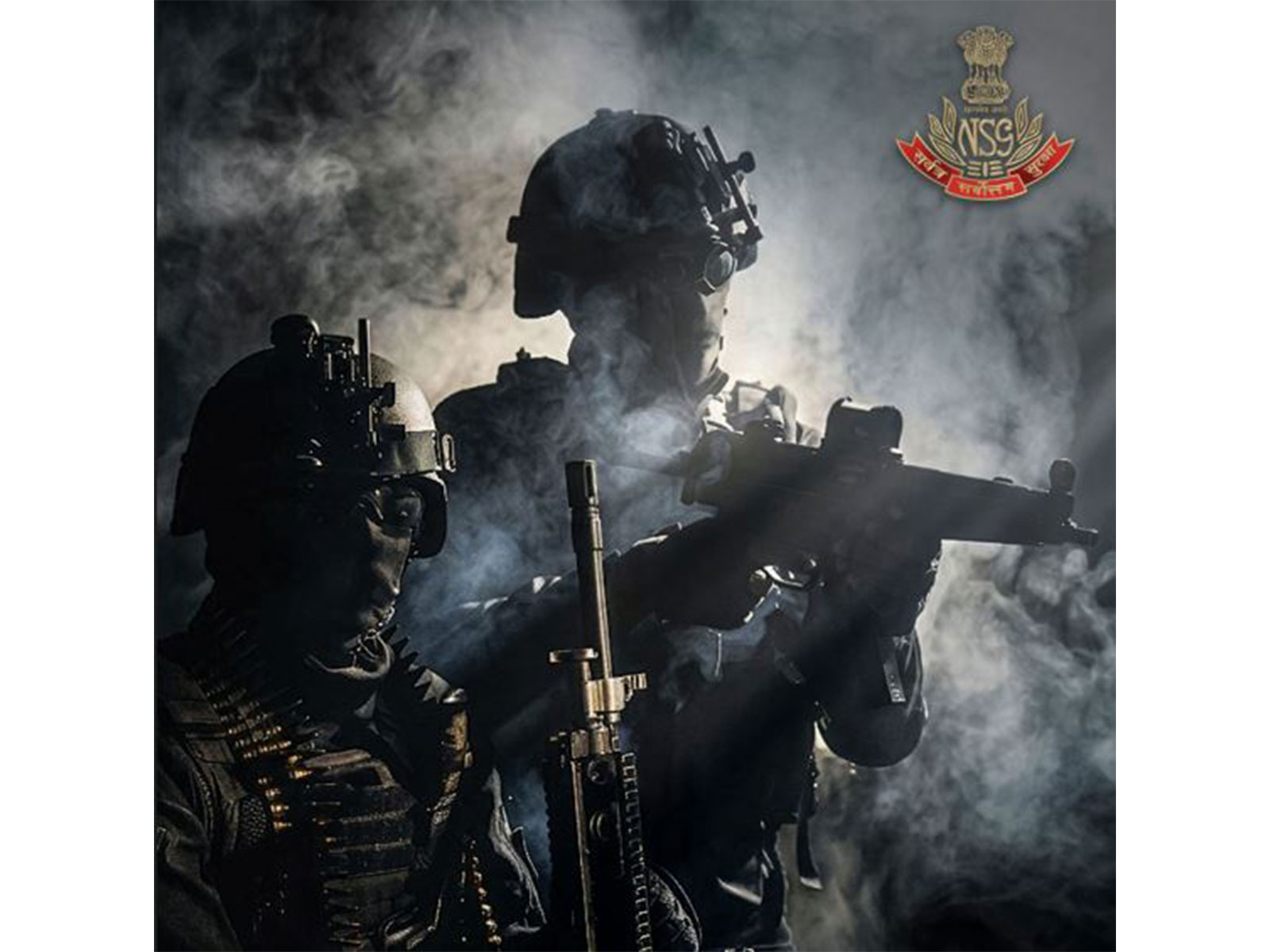 Two NSG personnel featured in India's premier counter-terror force's Calendar 2026. (Photo/ National Security Guard)