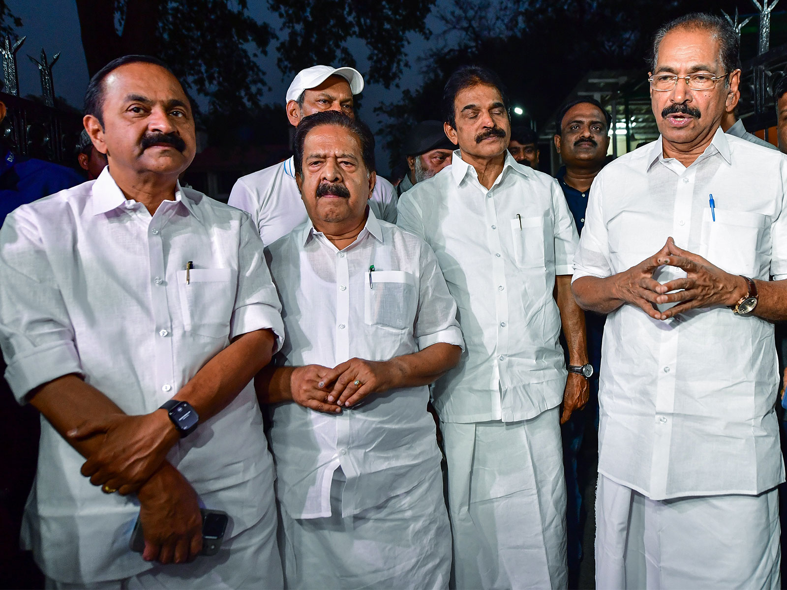 Keralam Congress leaders (Photo/ANI)
