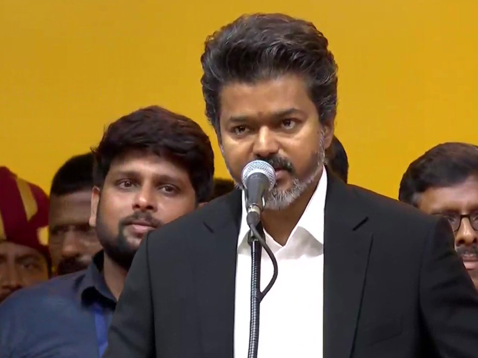 TVK chief Vijay takes oath as ninth CM of Tamil Nadu (Photo/ANI)