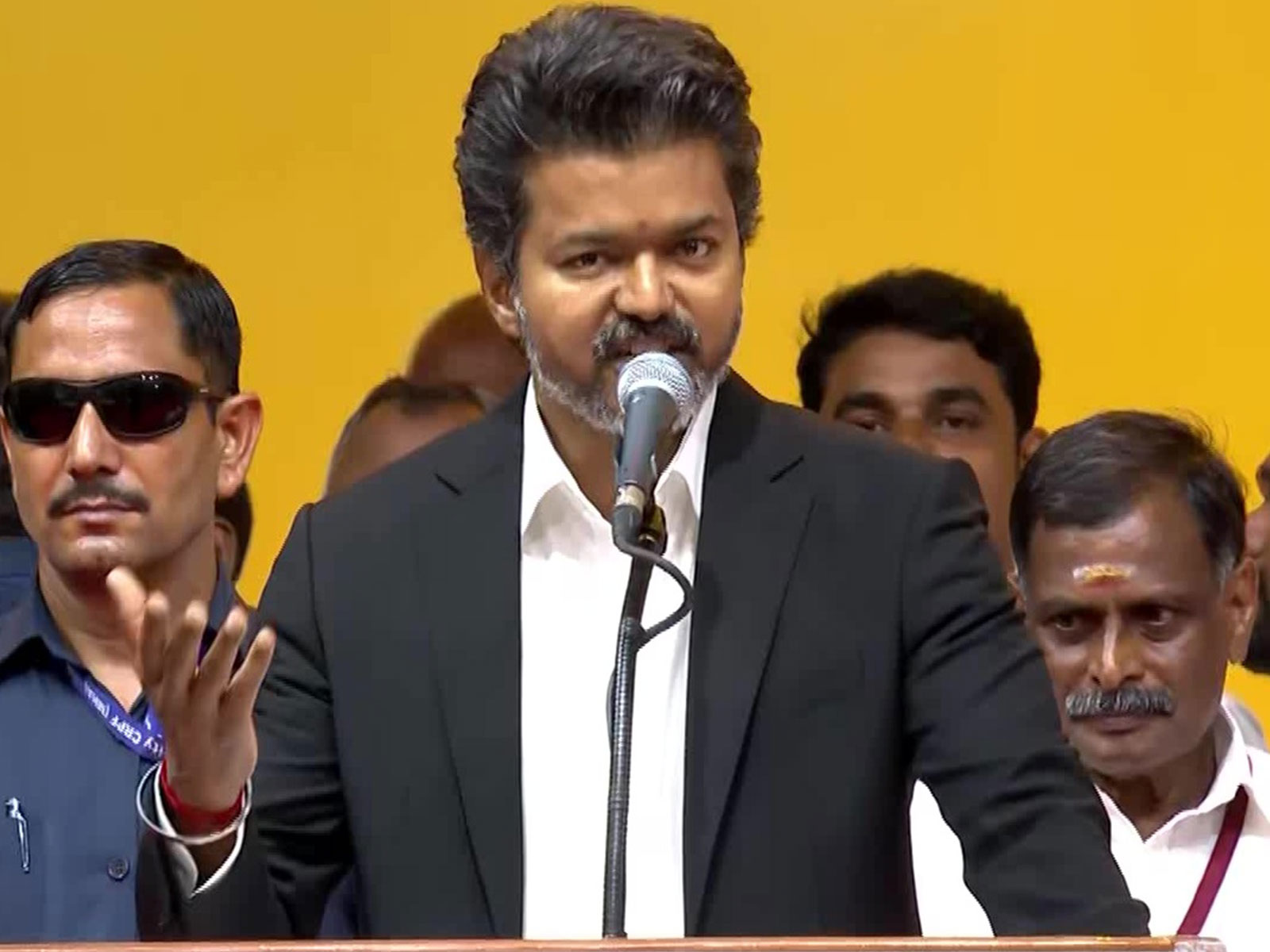 Tamil Nadu CM Vijay after taking oath (Photo/ANI)