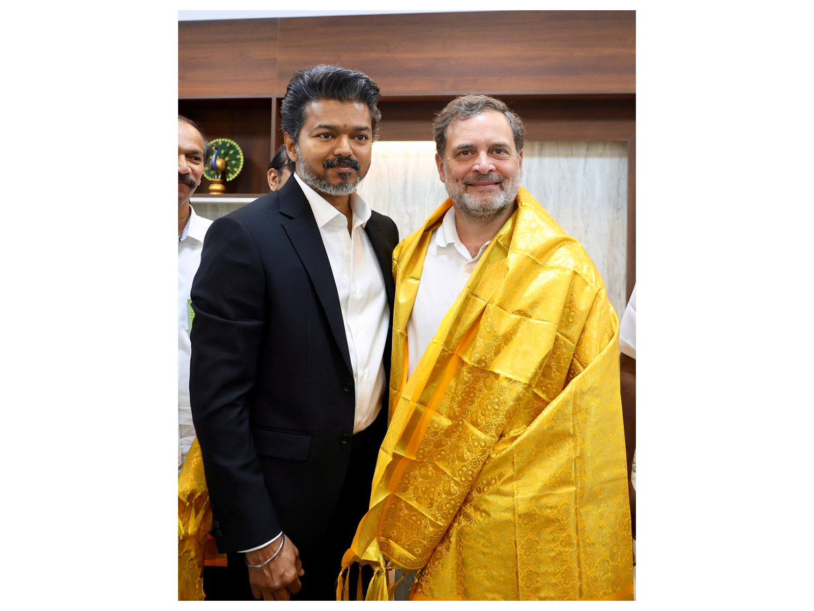 CM Vijay and Congress Chief Rahul Gandhi (Photo/@RahulGandhi) CM Vijay and Congress Chief Rahul Gandhi (Photo/@RahulGandhi)