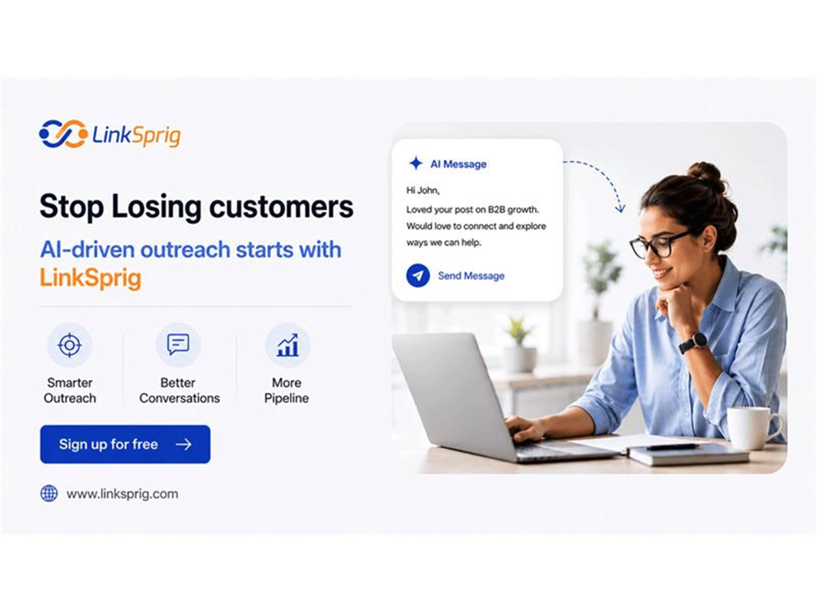 LinkSprig Launches to help B2B Sales and BD Teams Move from Cold Outreach to Conversation-Led Prospecting