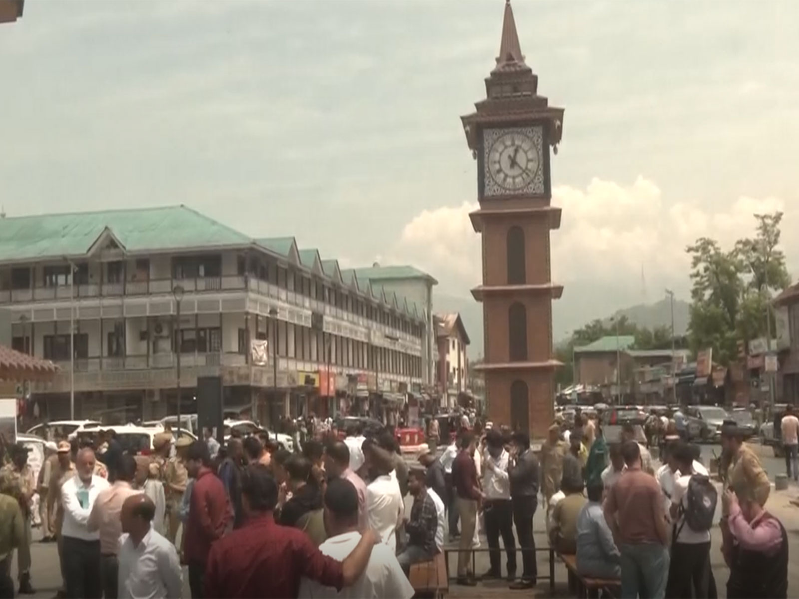 Lal Chowk, Srinagar (Photo/ANI)