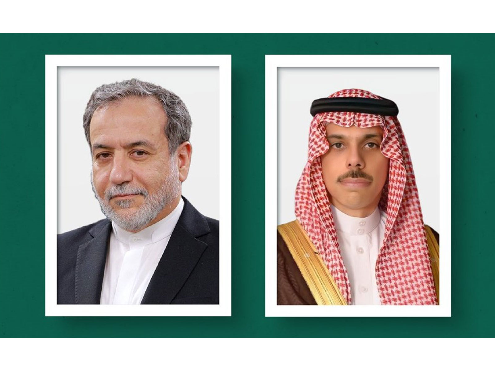 Saudi Arabia’s Prince Faisal bin Farhan bin Abdullah, Minister of Foreign Affairs and Abbas Araghchi, Minister of Foreign Affairs of Iran (Photo: X)