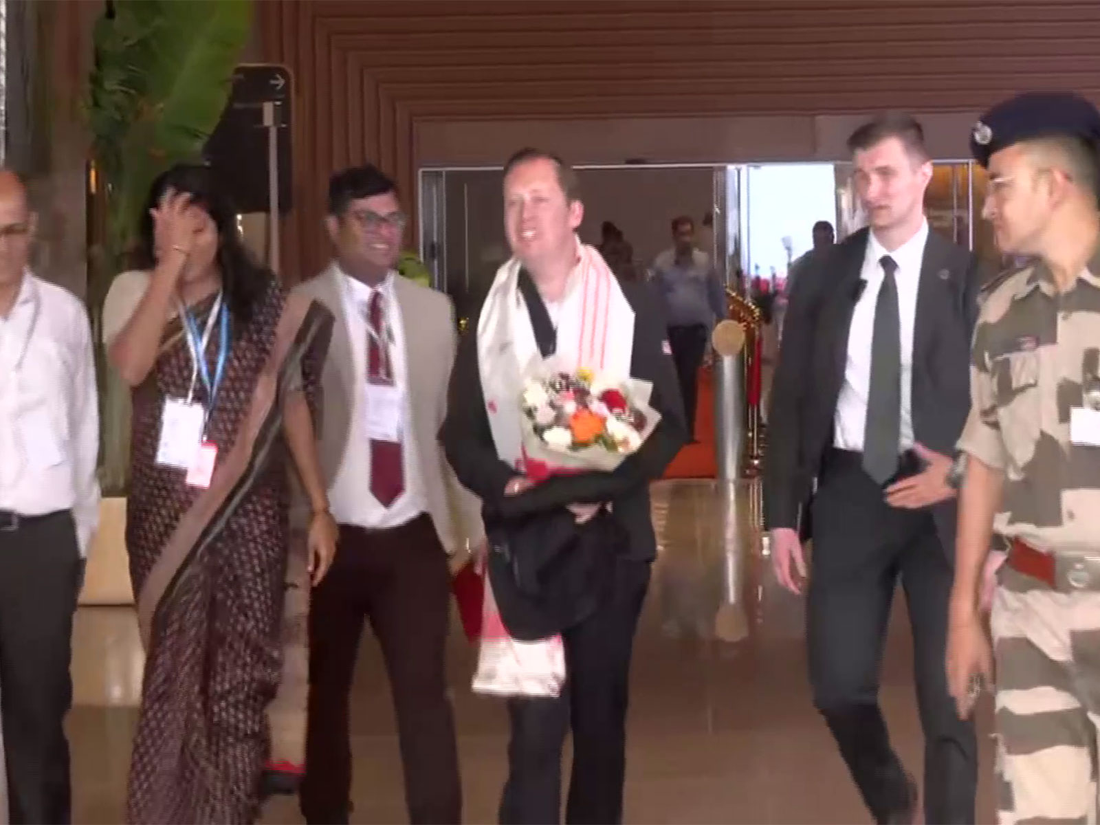 US Ambassador to India Sergio Gor arrives in Guwahati (Photo/ANI)