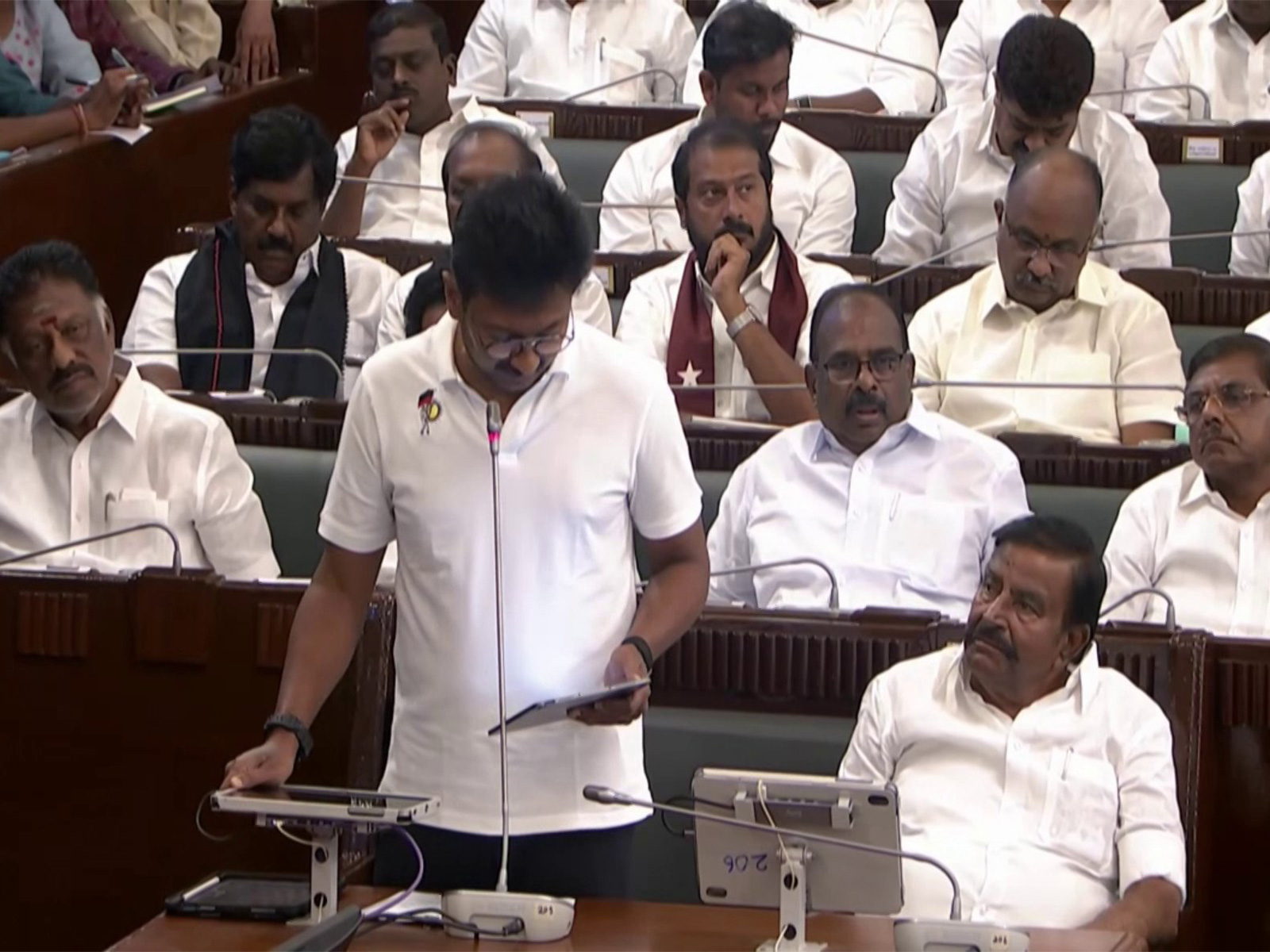 Tamil Nadu LoP Udhayanidhi Stalin (Photo/Tamil Nadu Assembly)